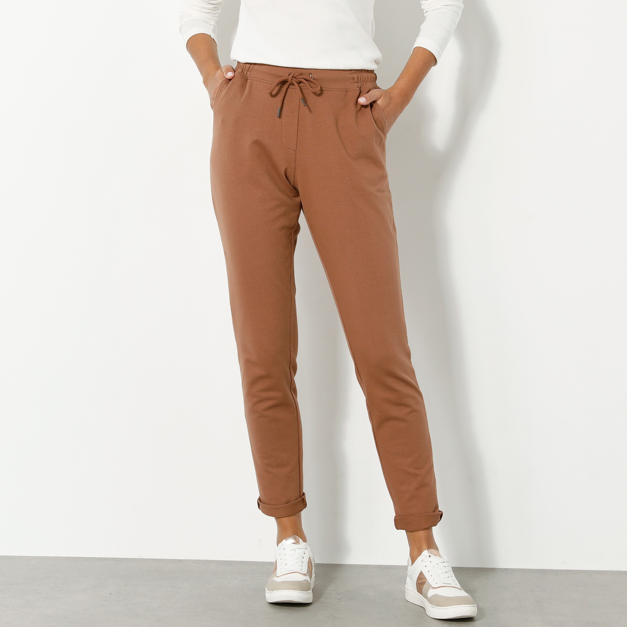 Pantalon Jogpant Ceinture Élastiquée Molleton - Blancheporte