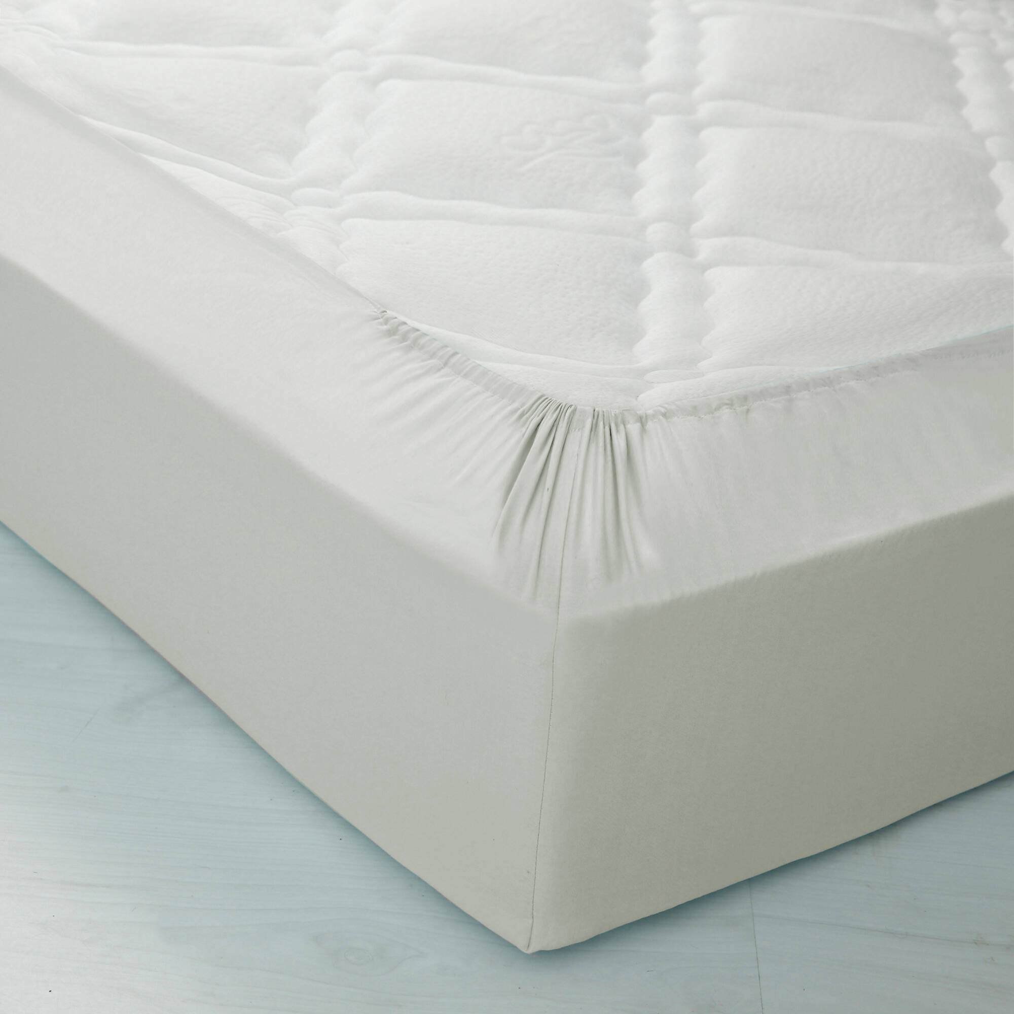 Drap-housse uni coton bonnet 32 cm - Blancheporte