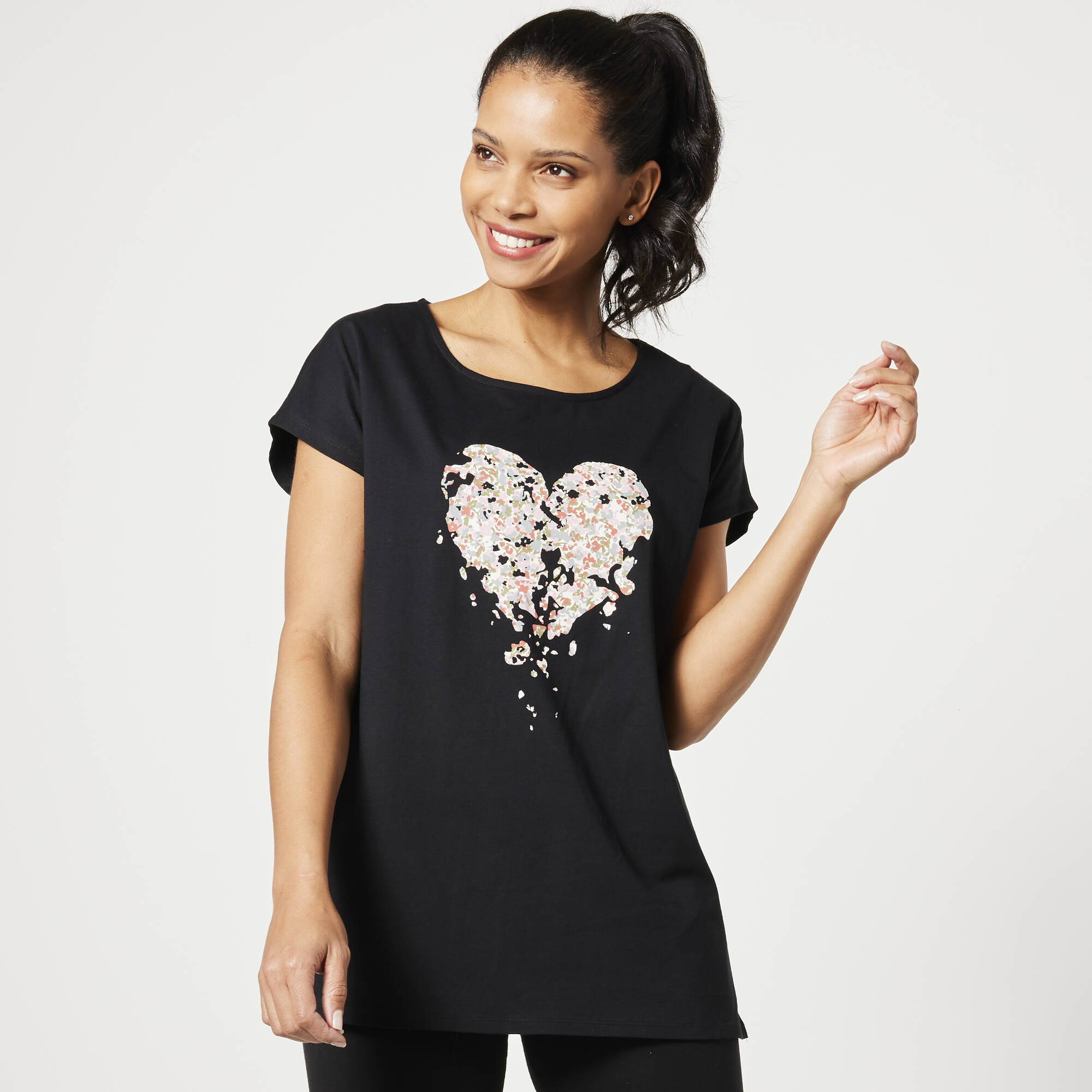 Tunique Col Rond Imprimé Placé - Blancheporte