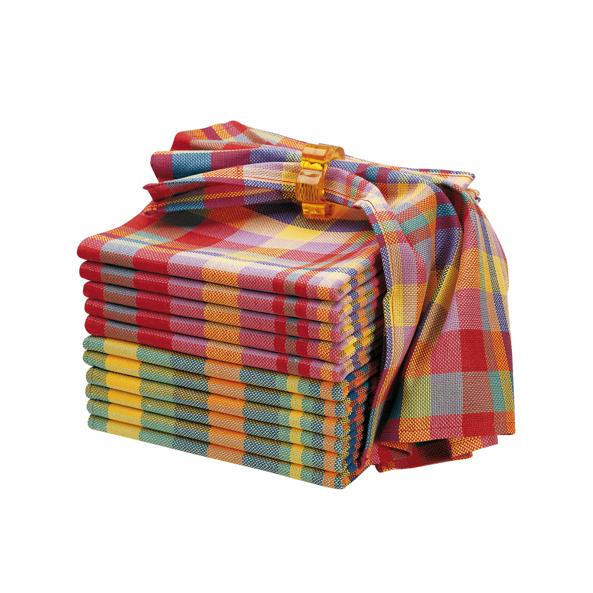 Blancheporte Serviette de table carreaux Madras - Lots