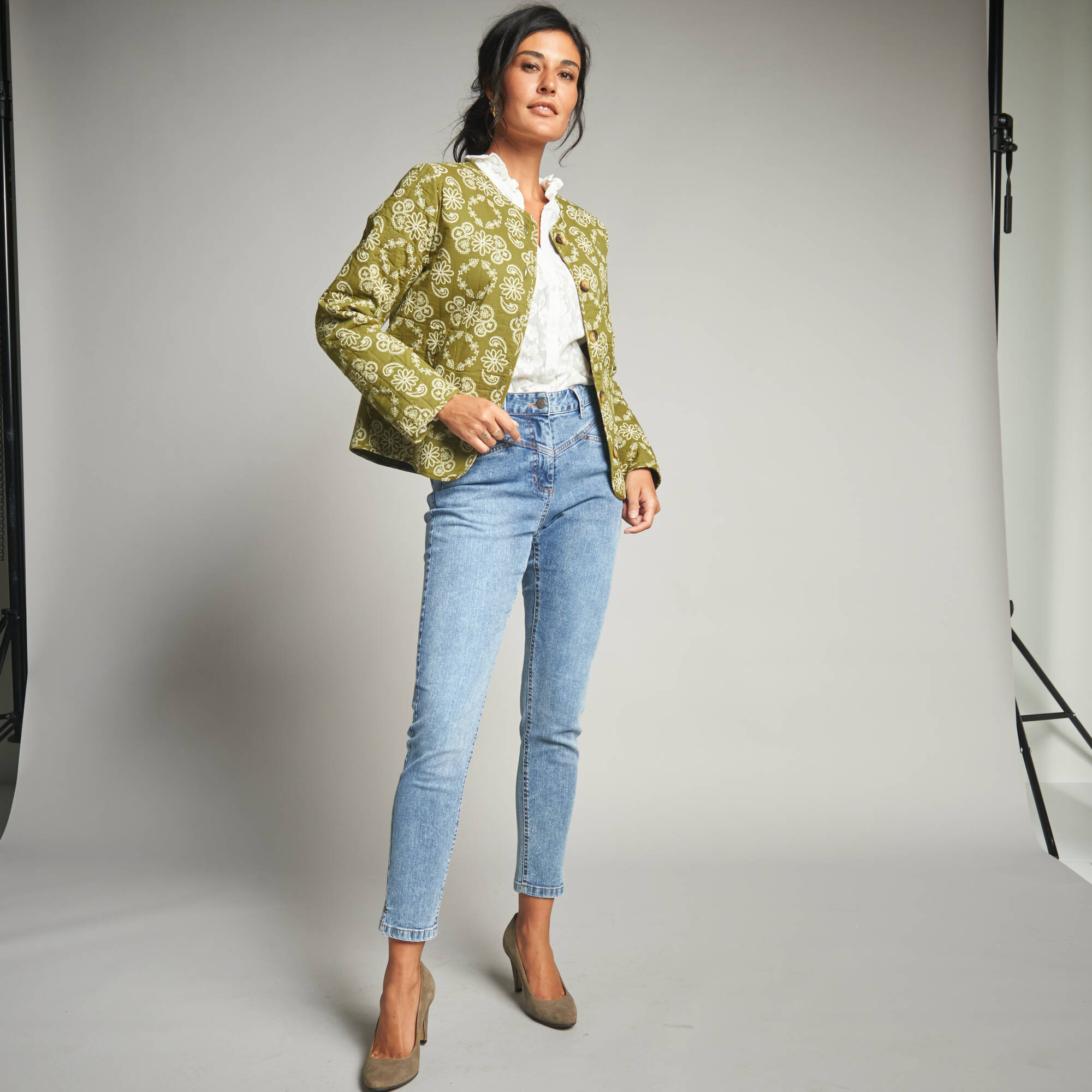 Veste matelasse imprime - Blancheporte 28$