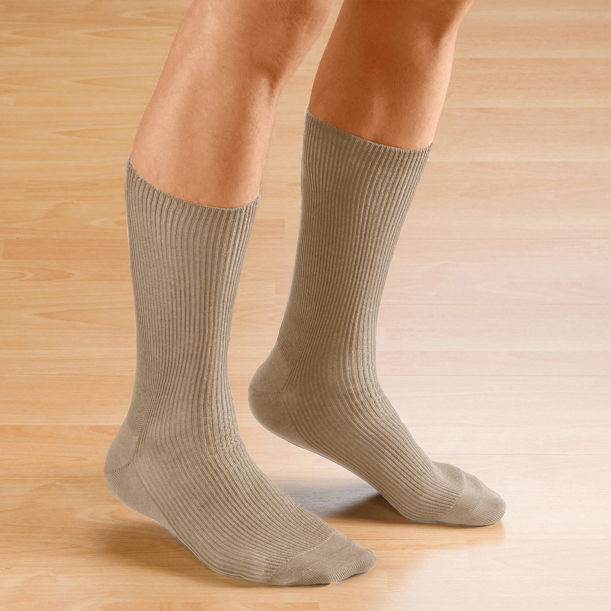Mi-chaussettes spcial jambes sensibles - lot de 2 paires - Blancheporte 20 €