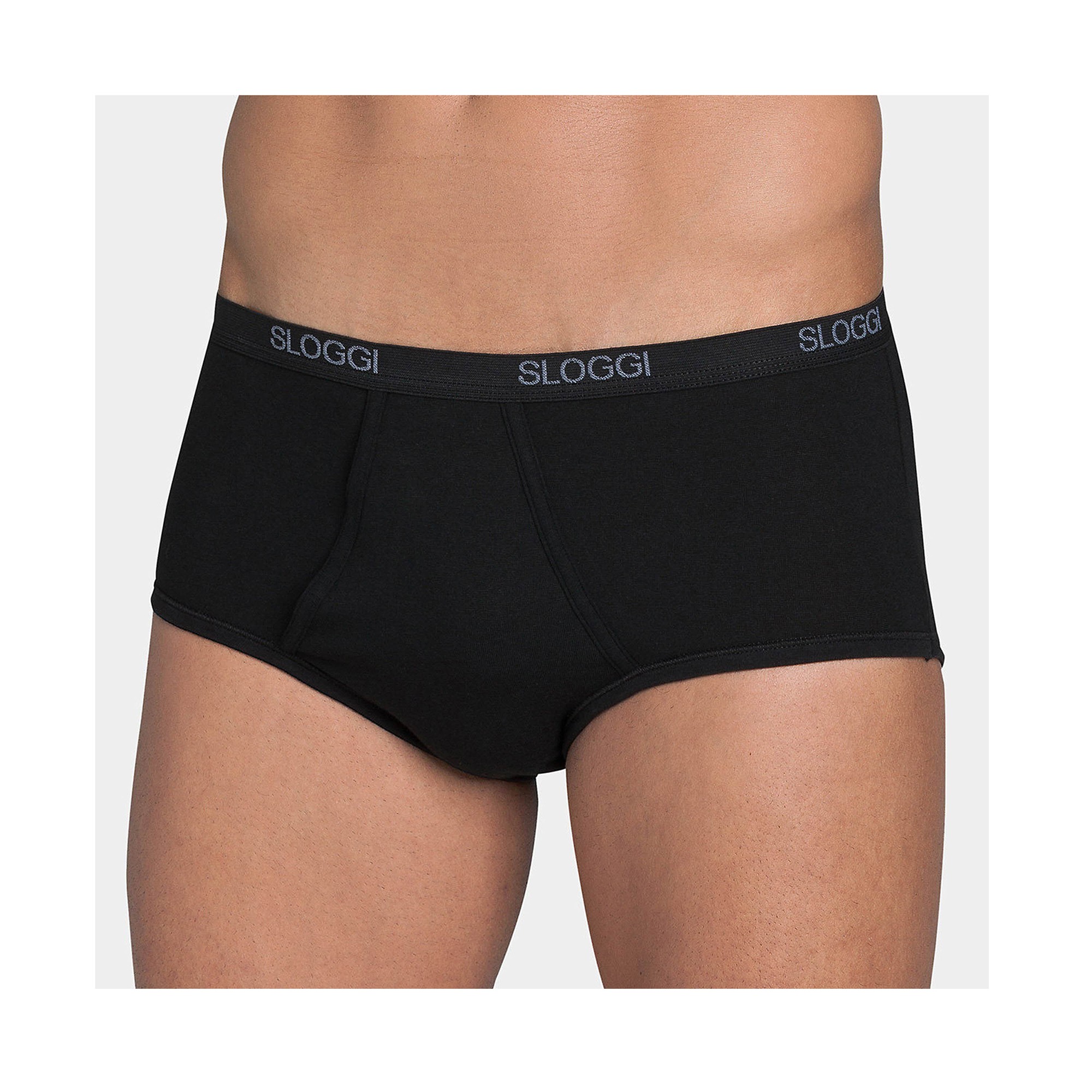 Slip ouvert forme maxi - 103/108 - Noir - Sloggi