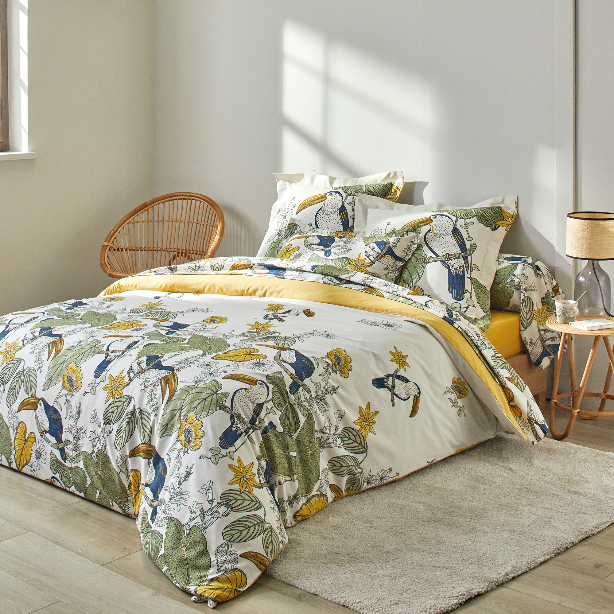 Linge De Lit Toco En Coton Imprimé - Blancheporte