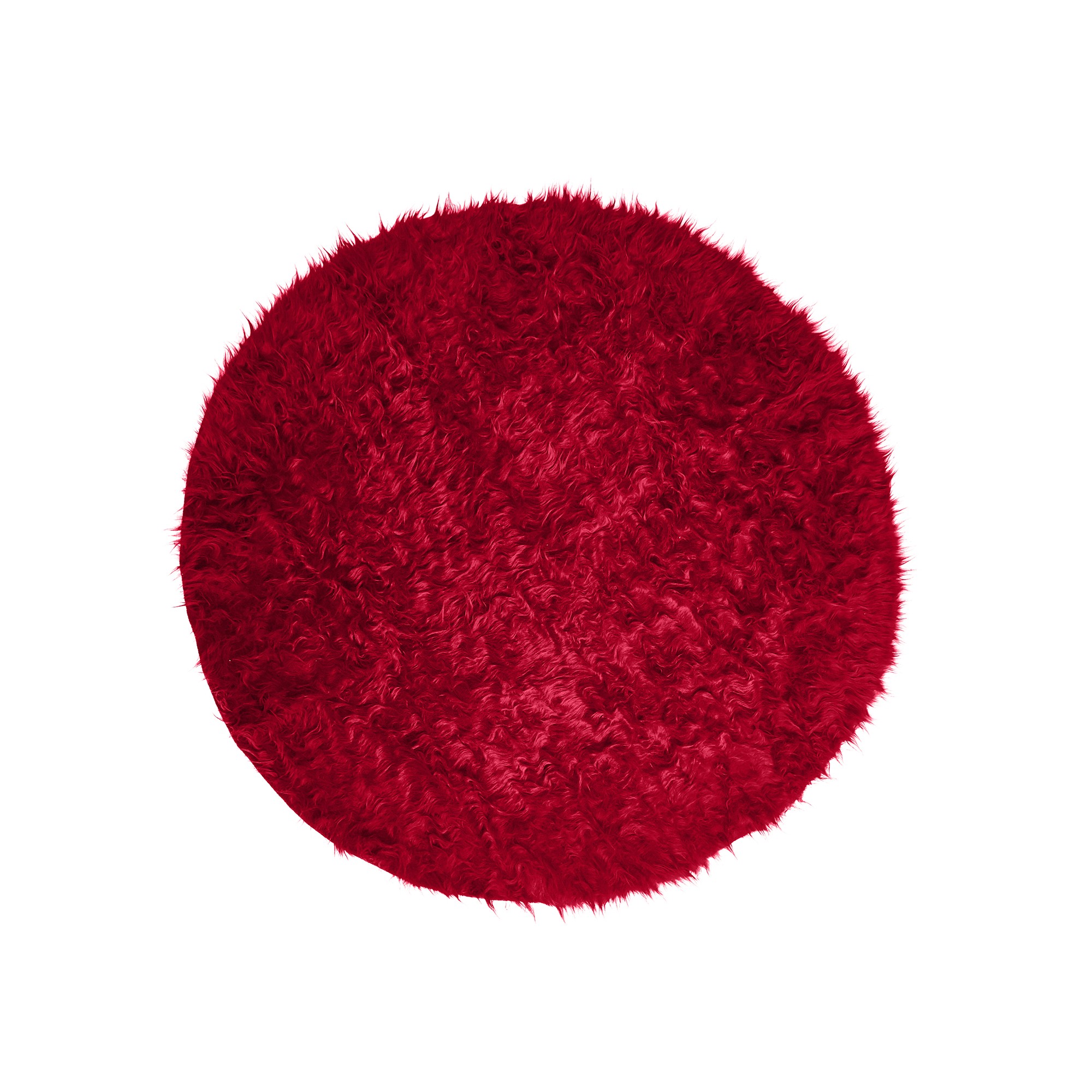 Tapis Rond Poils Longs - Blancheporte