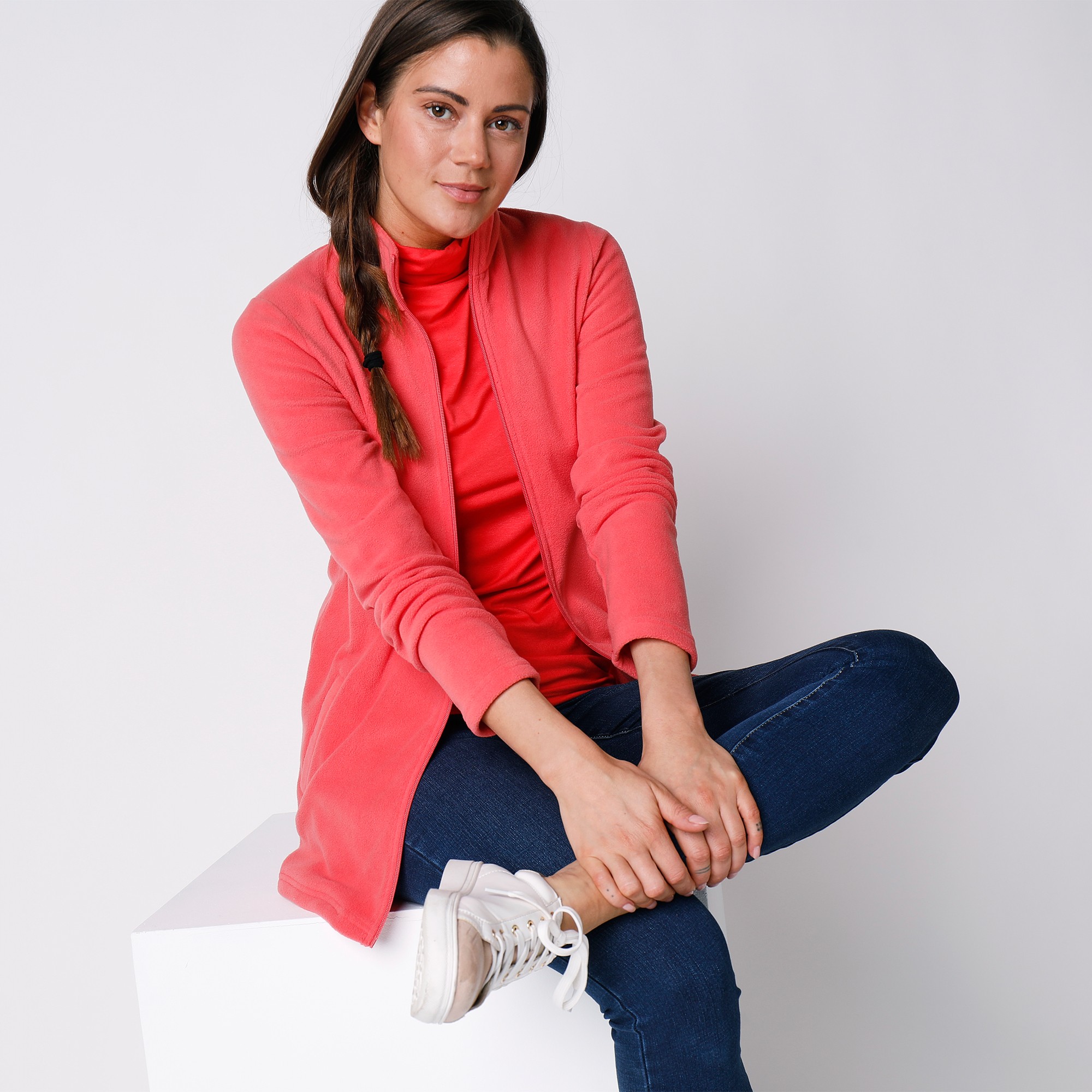 Veste Polaire Zippée Manches Longues - Blancheporte