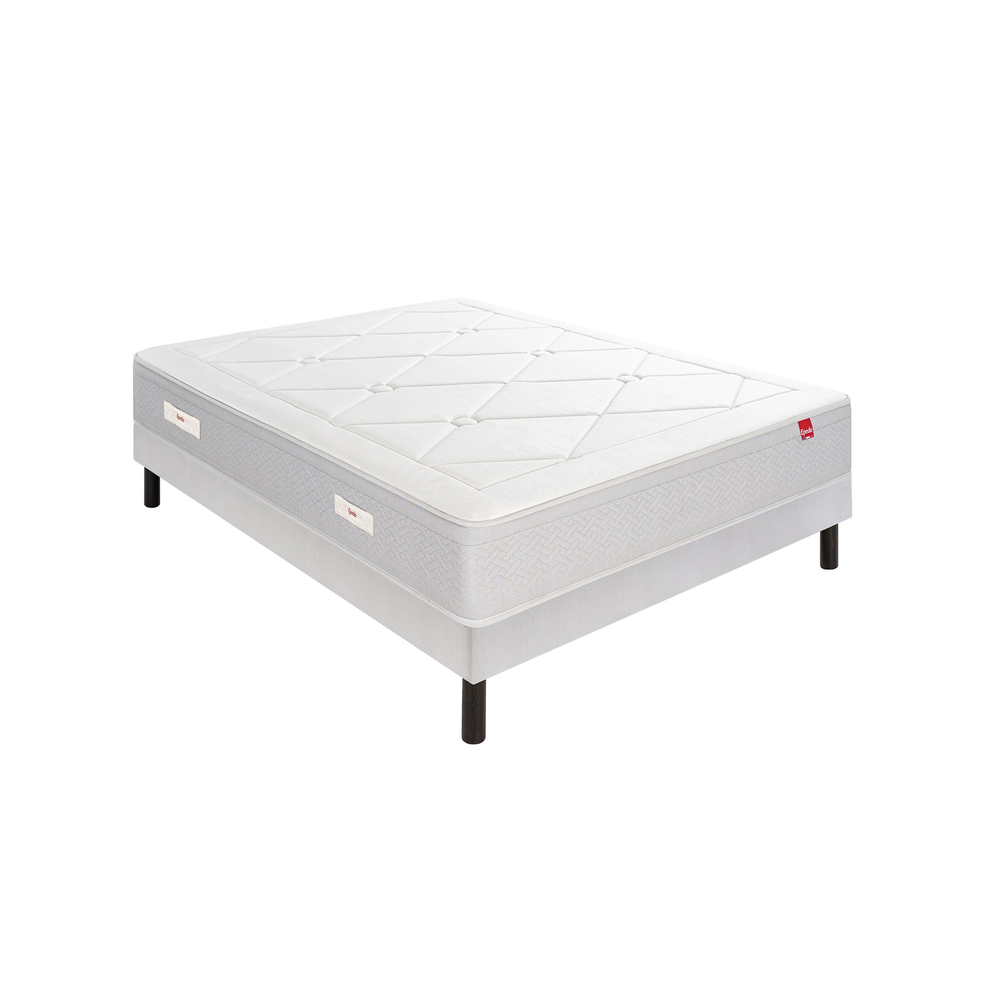 Matelas Multi-Actif Prestige Epéda 26 cm - Qualité hôtellerie - Matelas 2 Personnes : 180x200cm - Bl