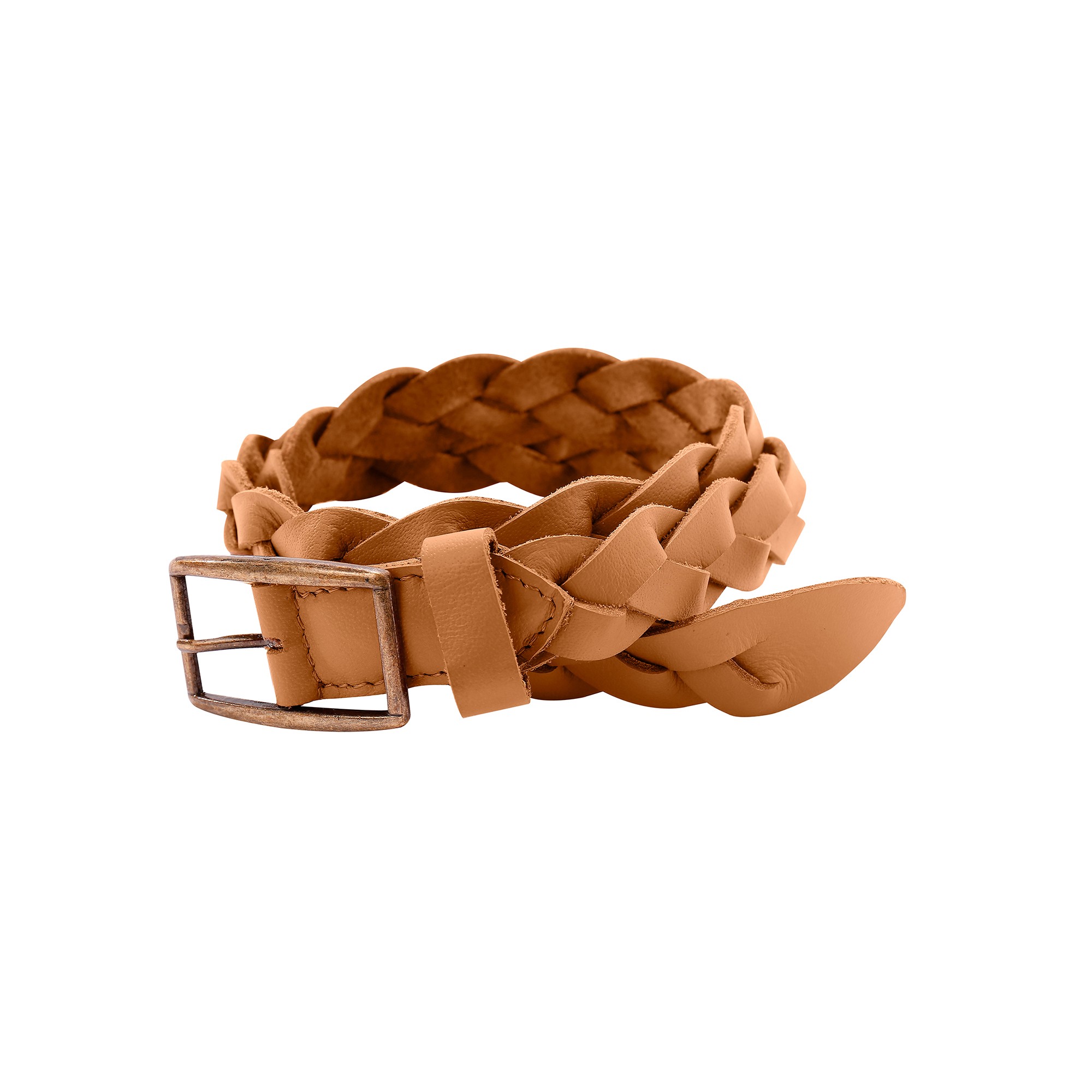 Ceinture Large Tressée Cuir - Blancheporte