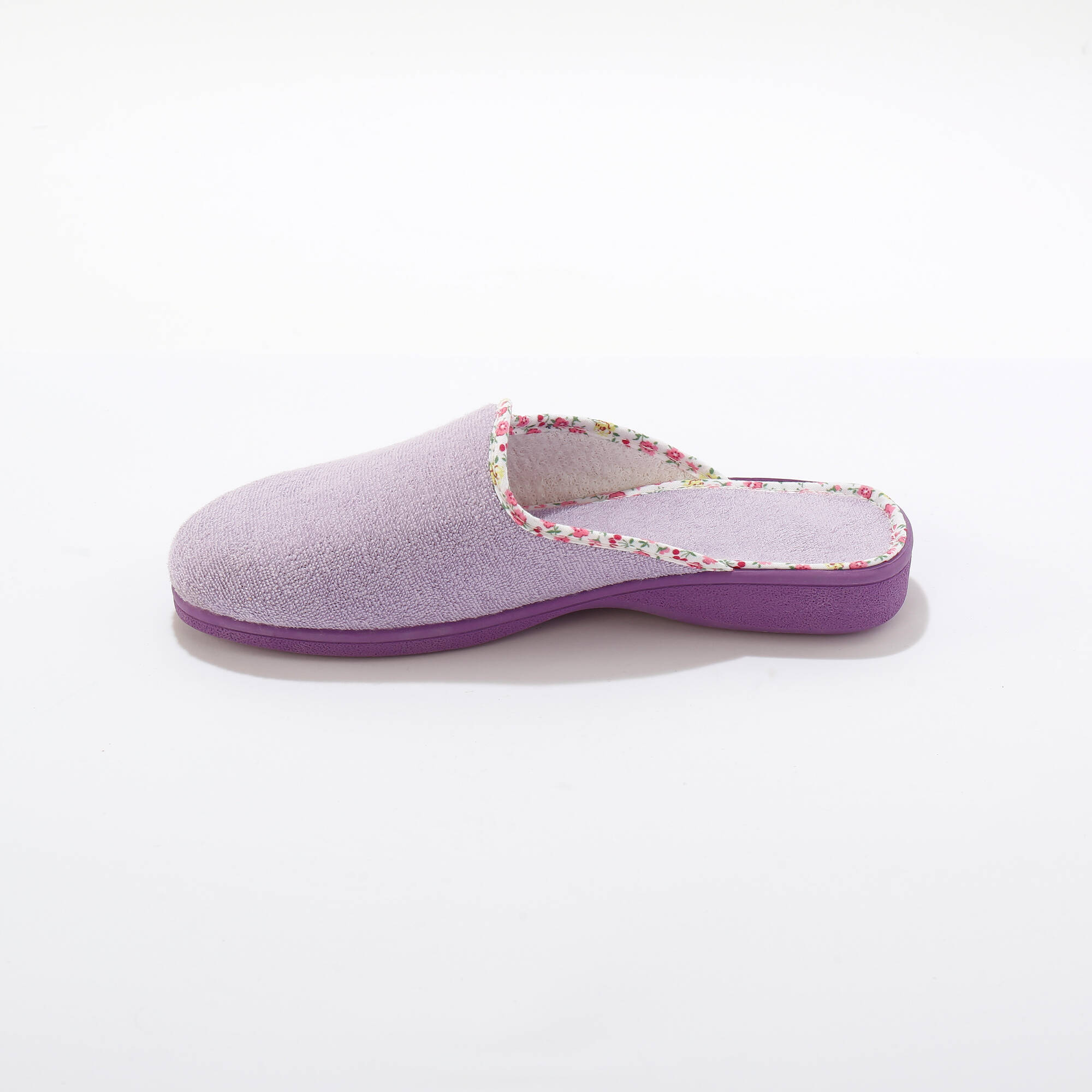Mules plates souples biais fleuri - Blancheporte 30$