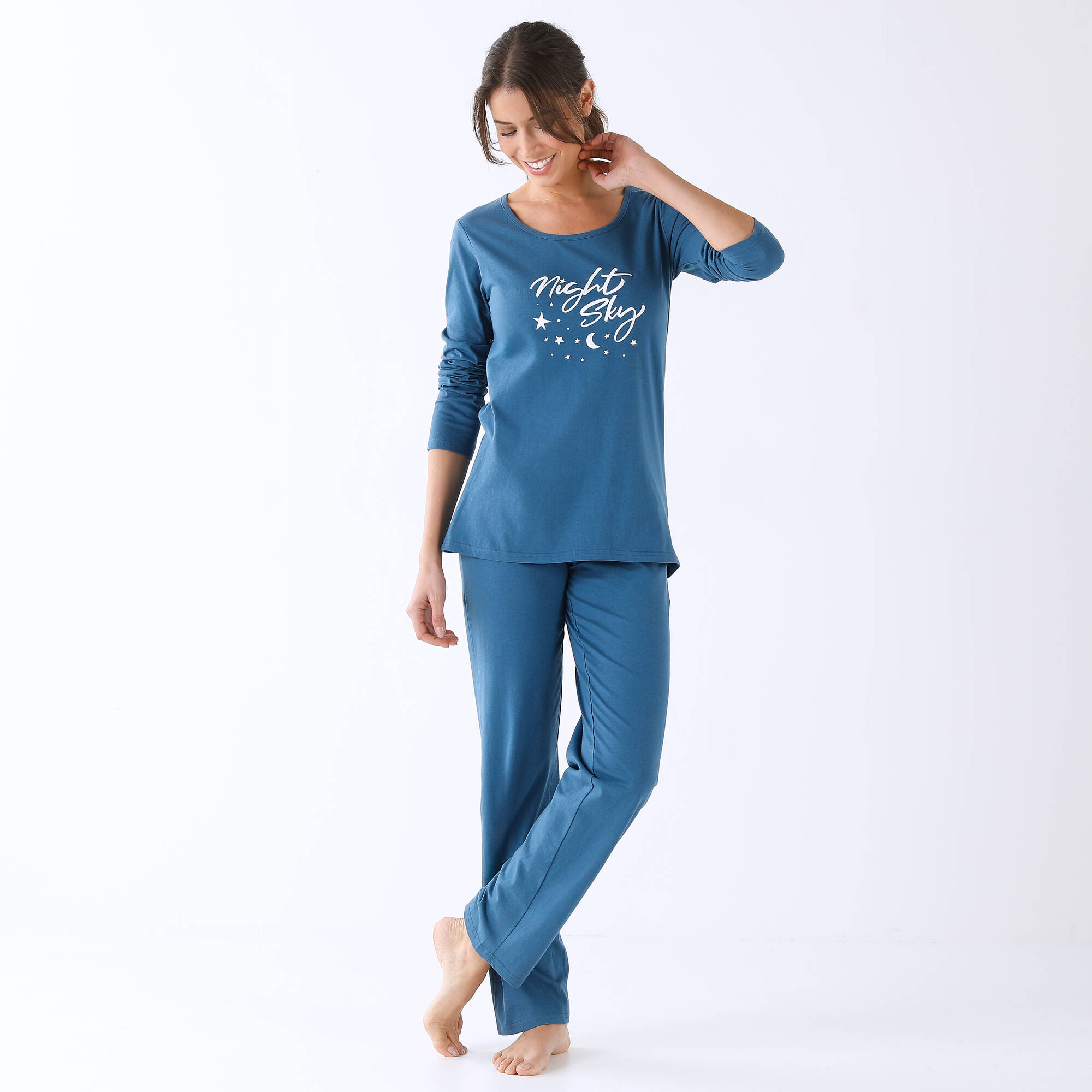 Manches Longues Pyjama Femme Taille 48 Ensemble De Pyjama Femme