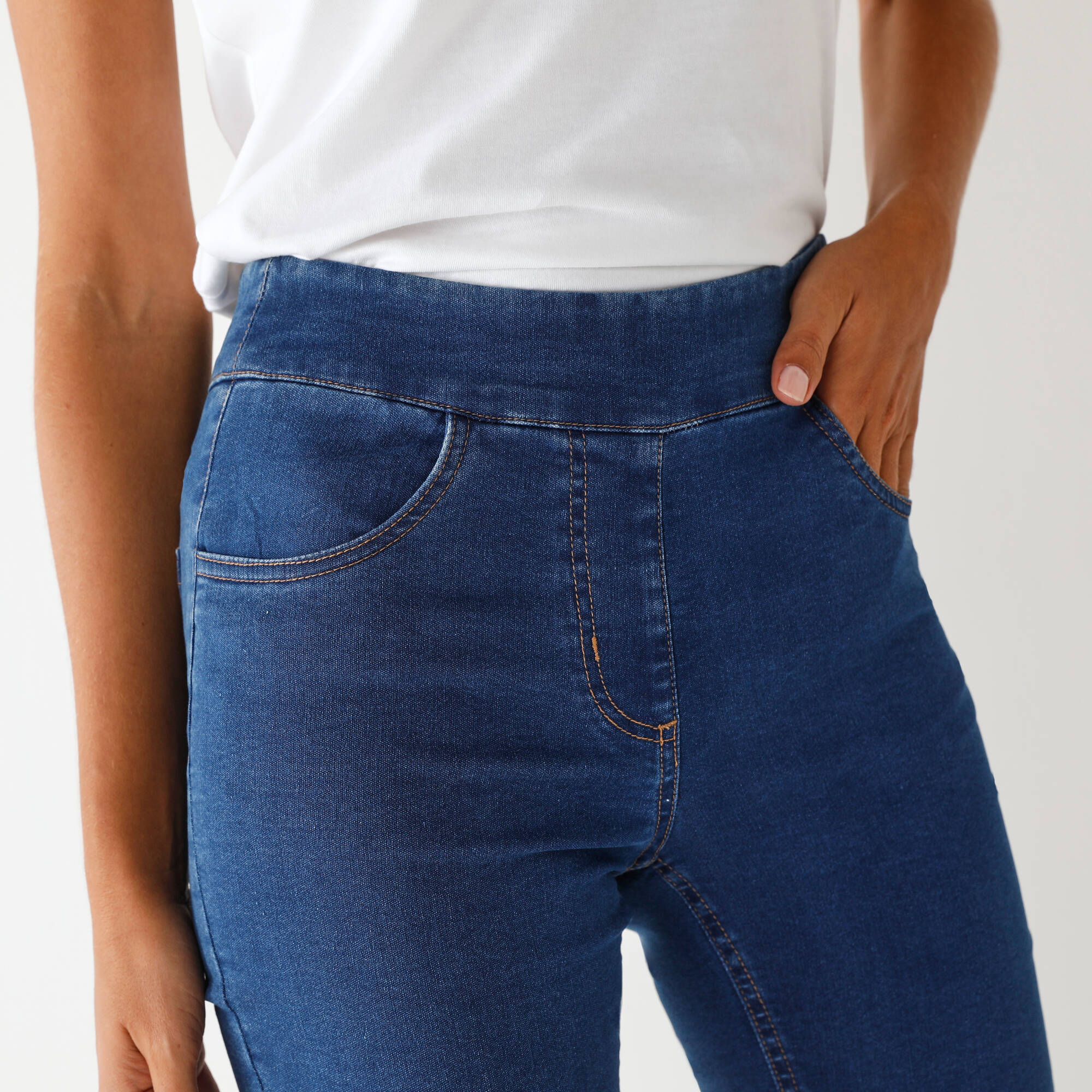 Jegging droit denim ultra stretch - Blancheporte 38$