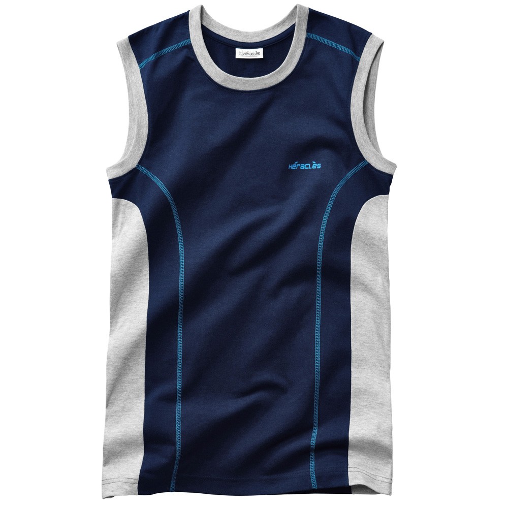 Débardeur Bicolore Surpiqûres Contrastées - Blancheporte