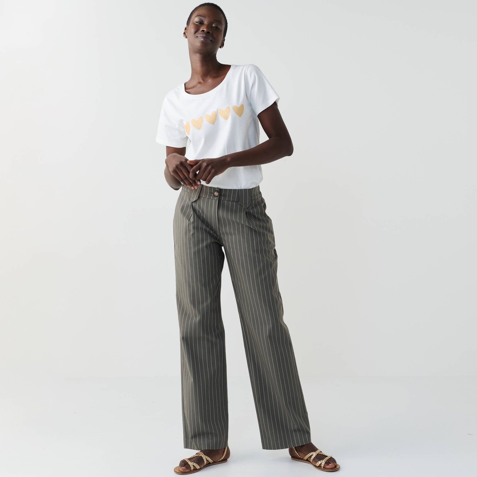 Pantalon droit large ray - Blancheporte 43$