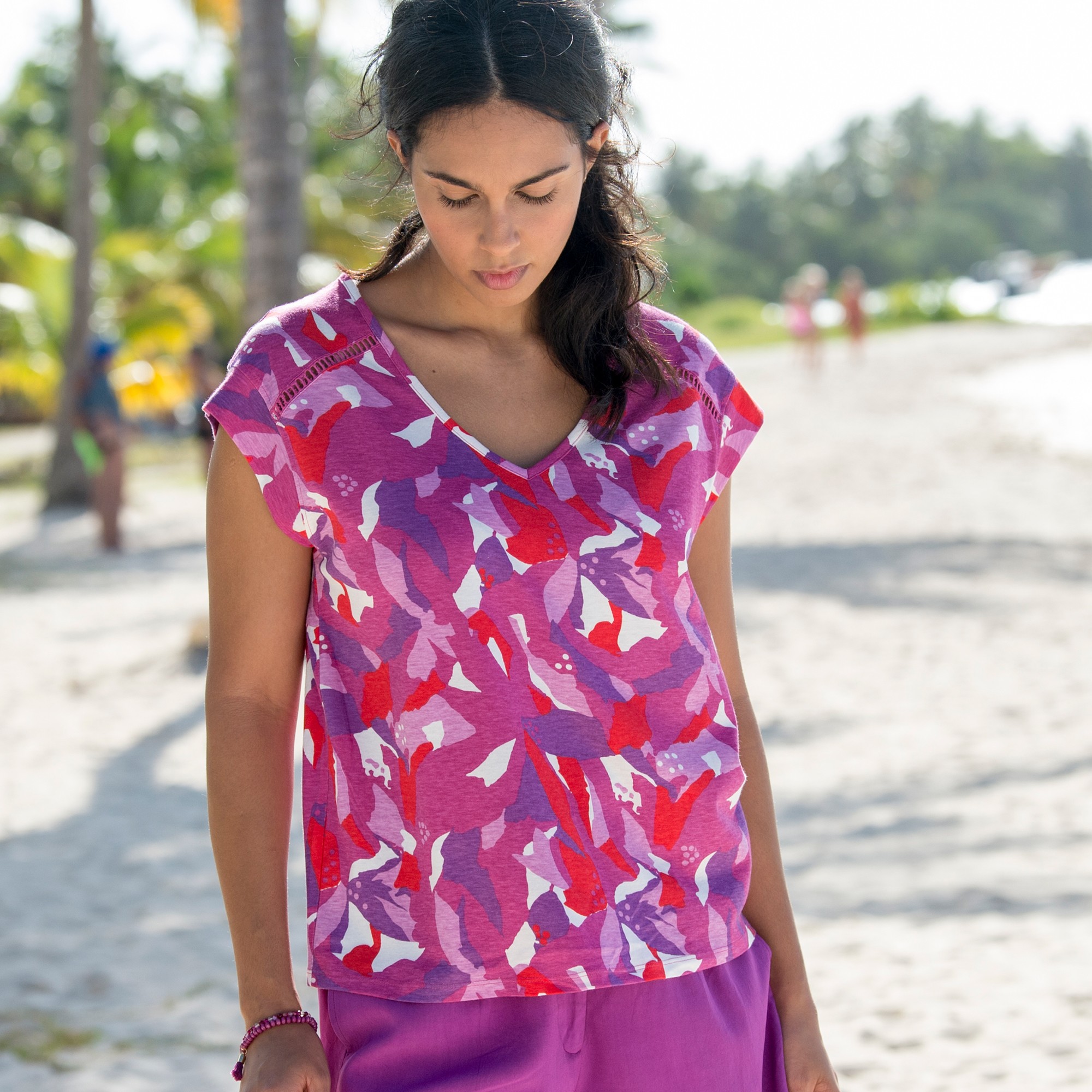 T-shirt Imprimé, Jour Échelle - Blancheporte