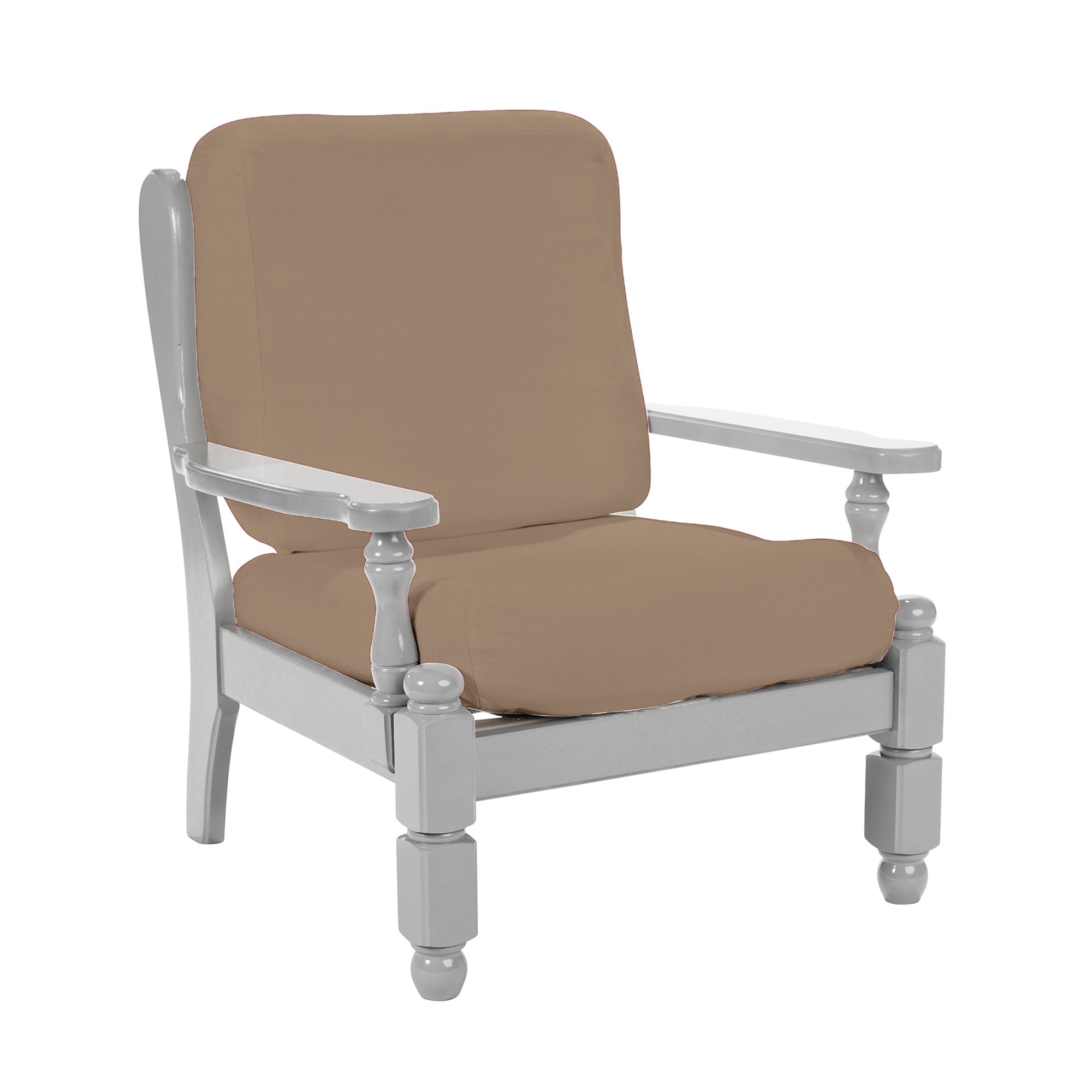 Housse Extensible Unie Spéciale Fauteuil Rustique - Blancheporte
