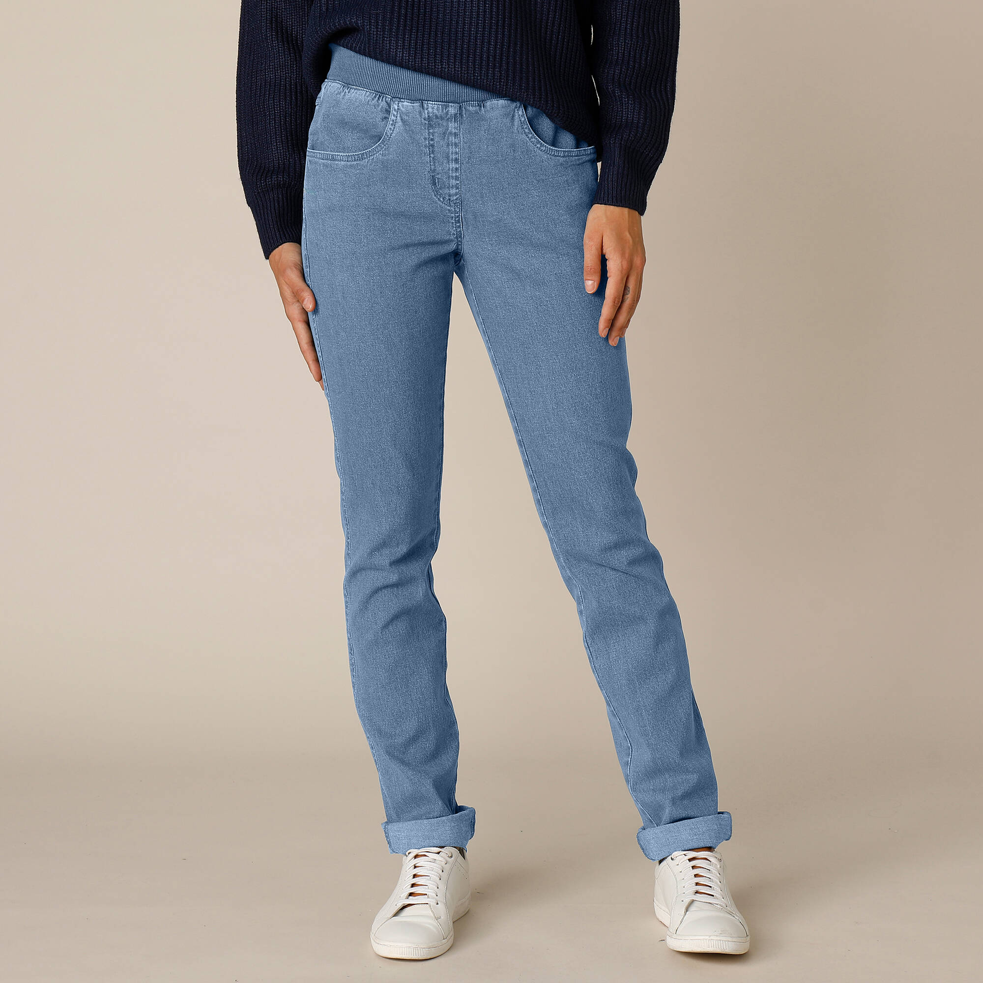 Blancheporte jean femme taille elastique on sale