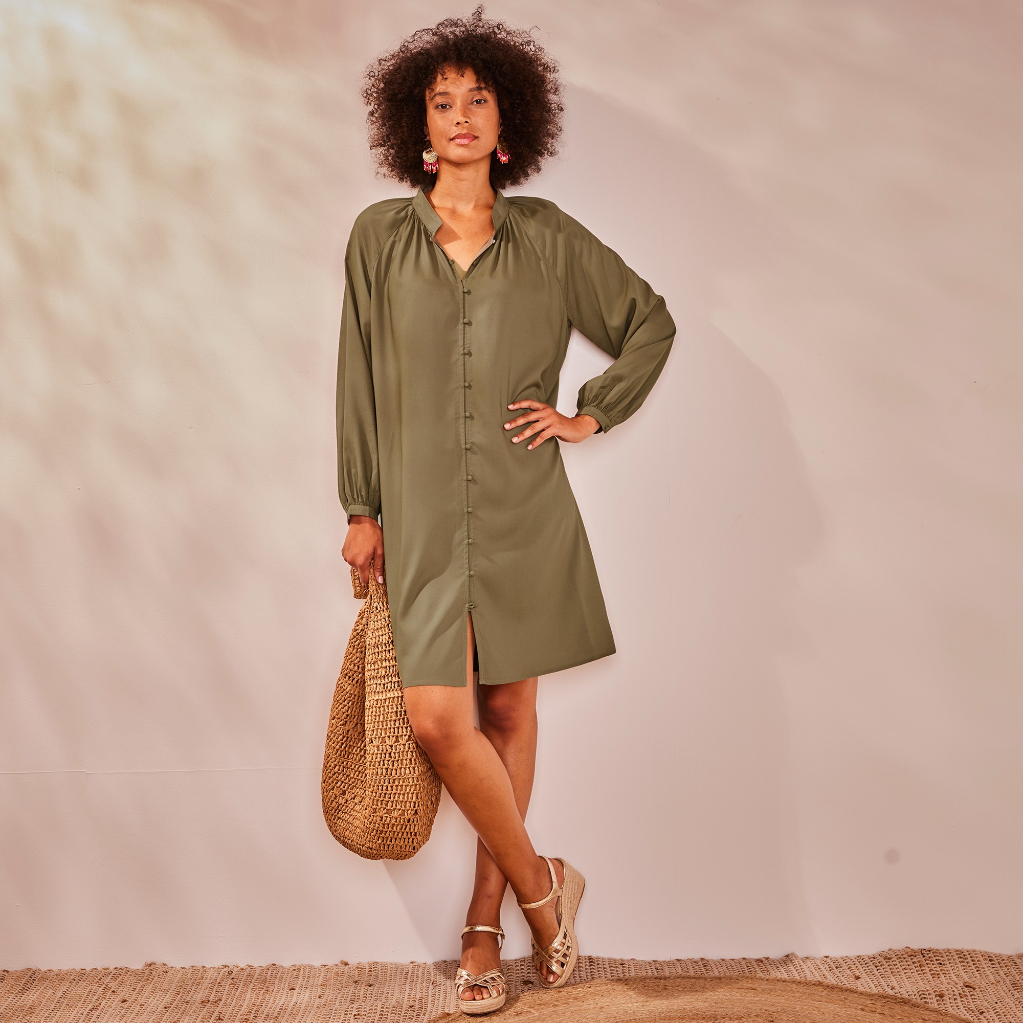 Robe Chemisier Unie - Blancheporte