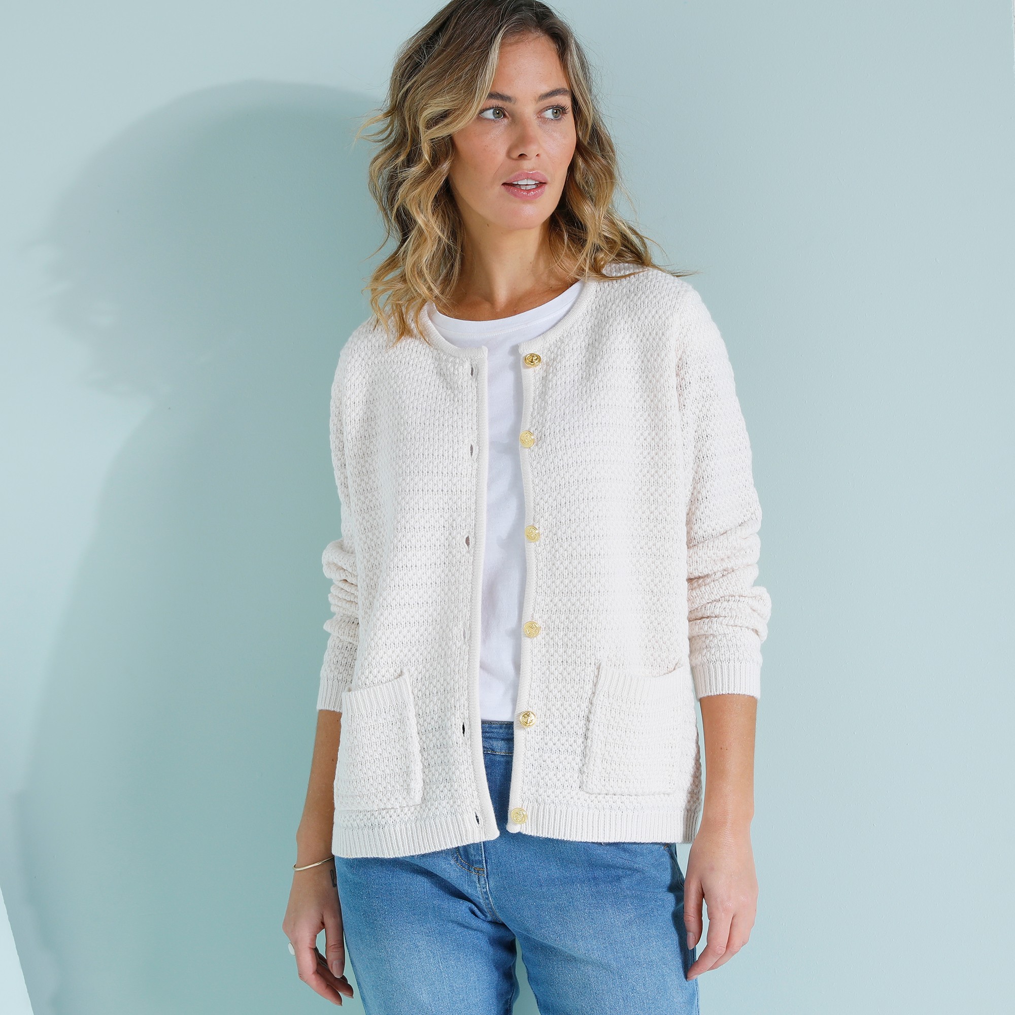 Cardigan Maille Fantaisie - Blancheporte