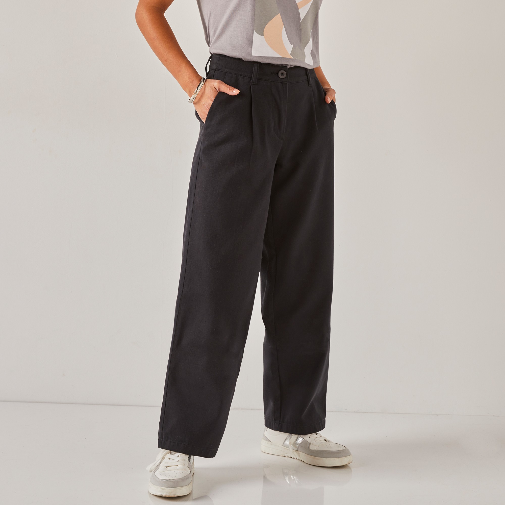 Blancheporte pantalon 2025 femme taille haute