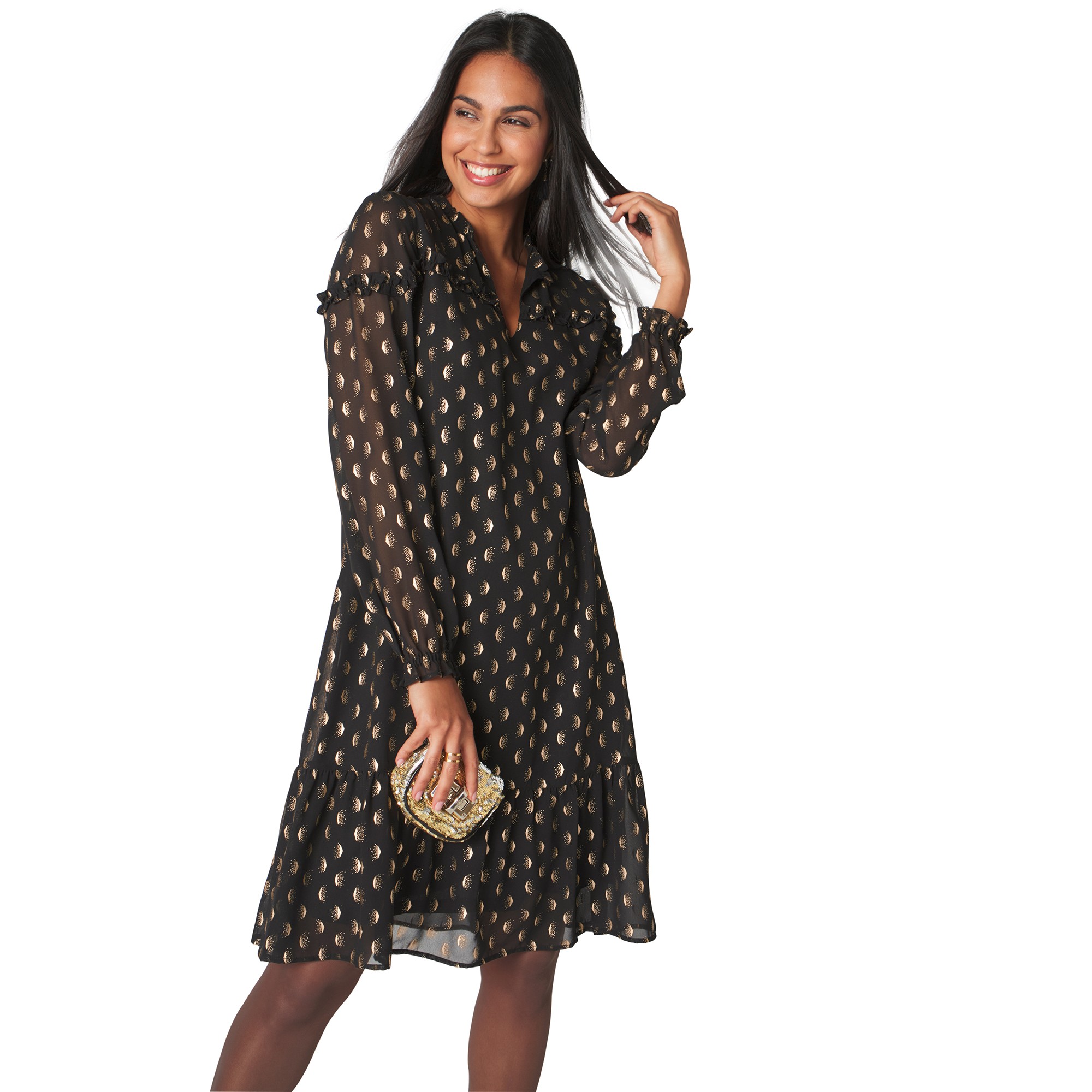 Robe imprimé doré store