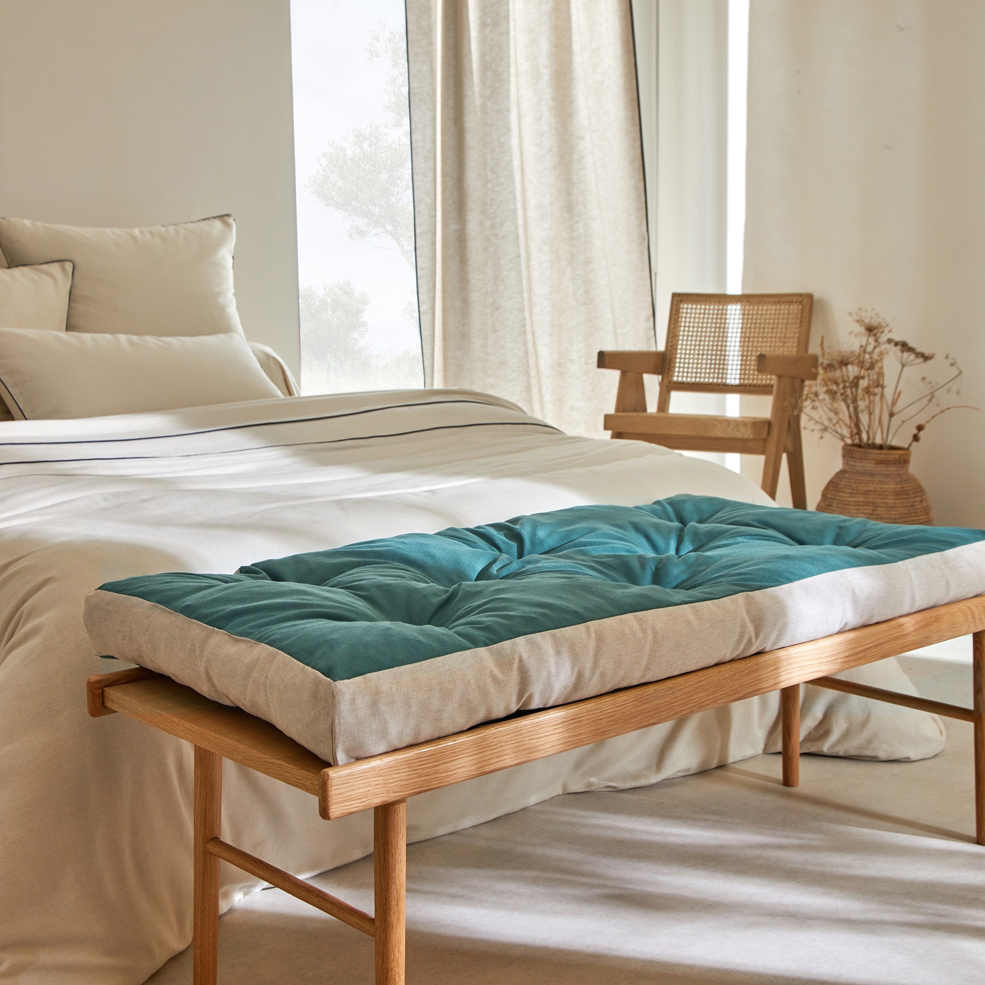 Long Coussin De Sol, Collection intemporelle - Blancheporte