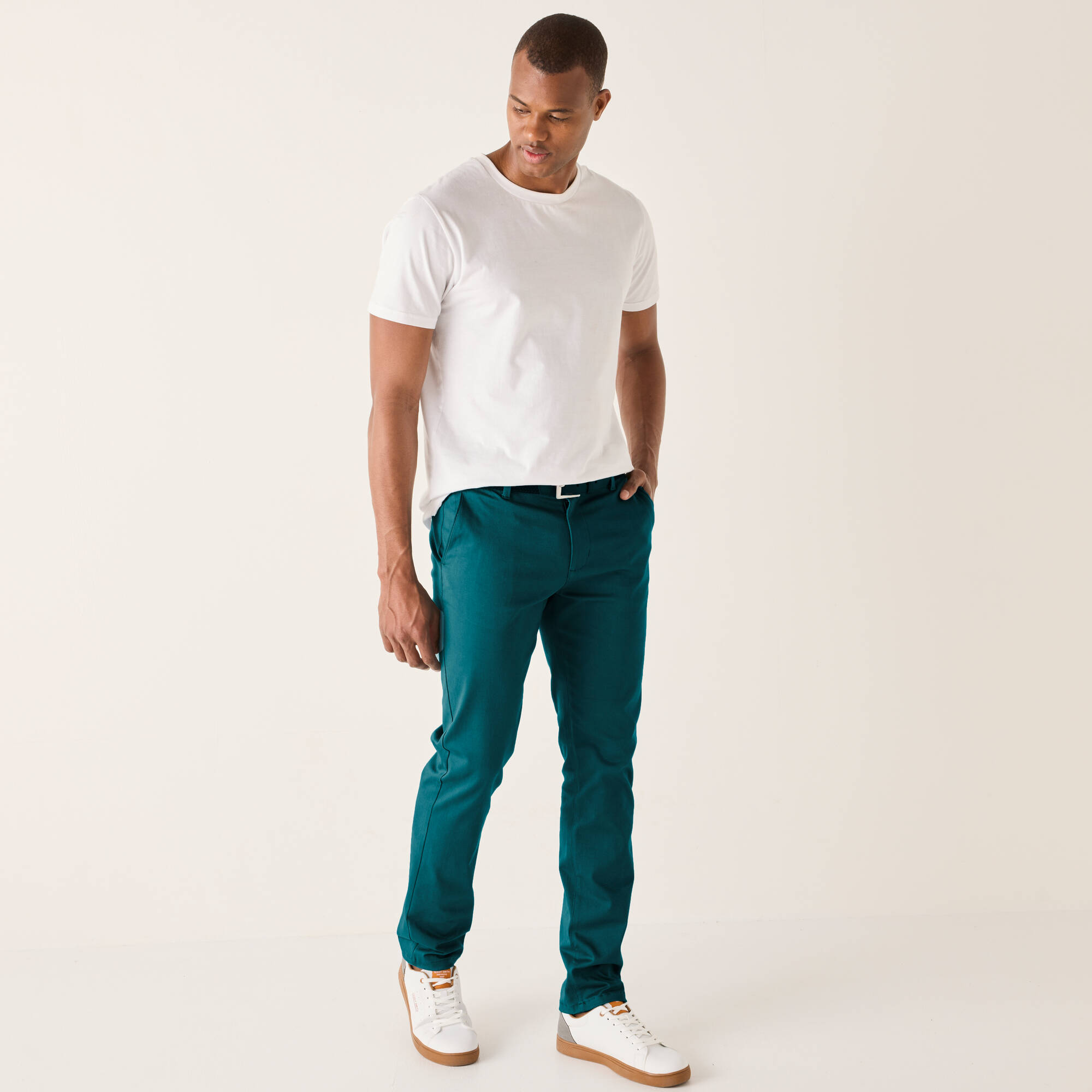 Pantalon chino lastiqu cts - Blancheporte 25$