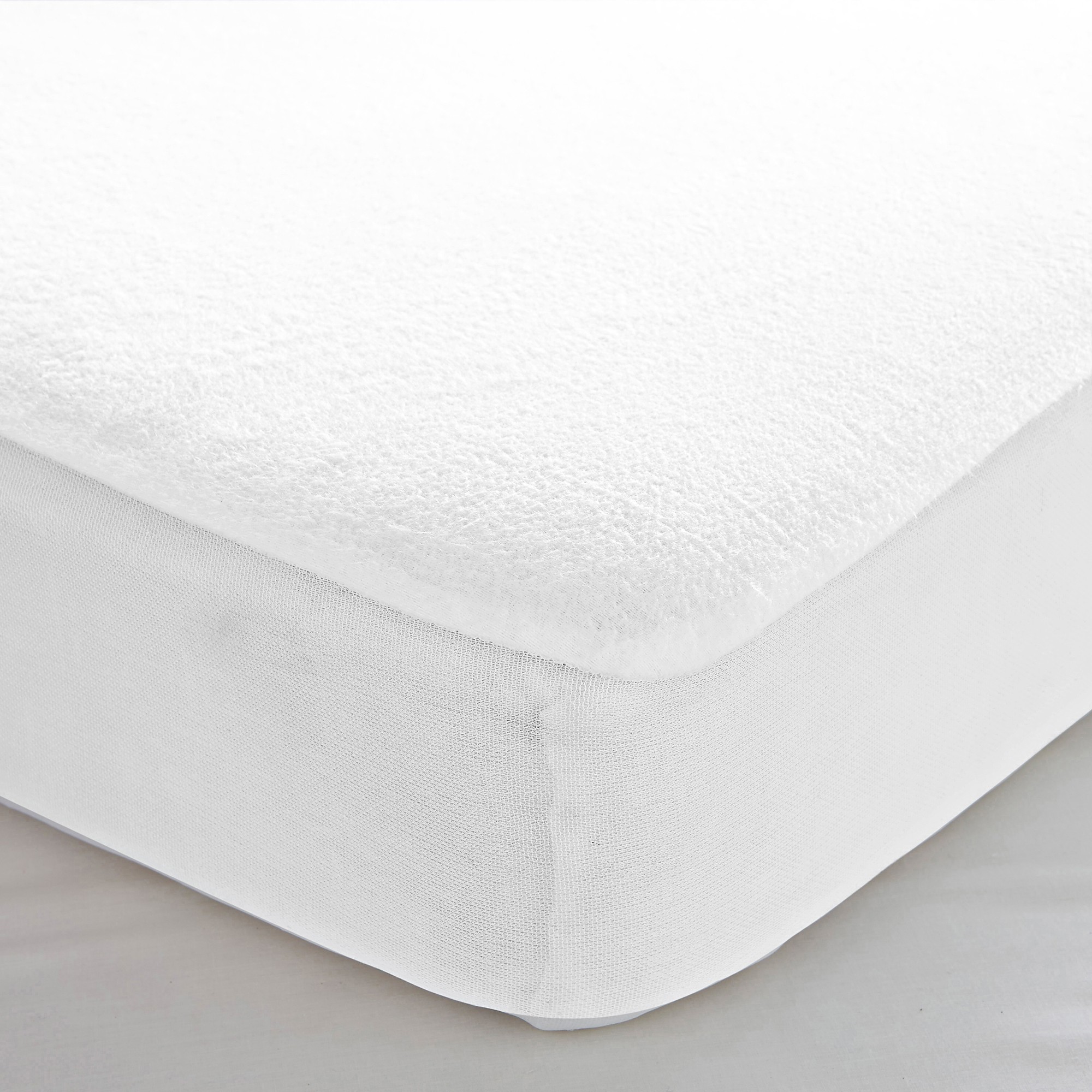 Protège-matelas Absorbant Molleton Coton Recyclé Bonnets 29 Cm - Blancheporte