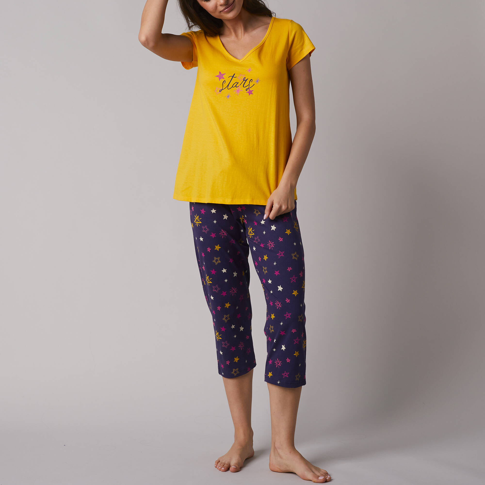 T-shirt de pyjama manches courtes imprim Estrella - Blancheporte 15 €