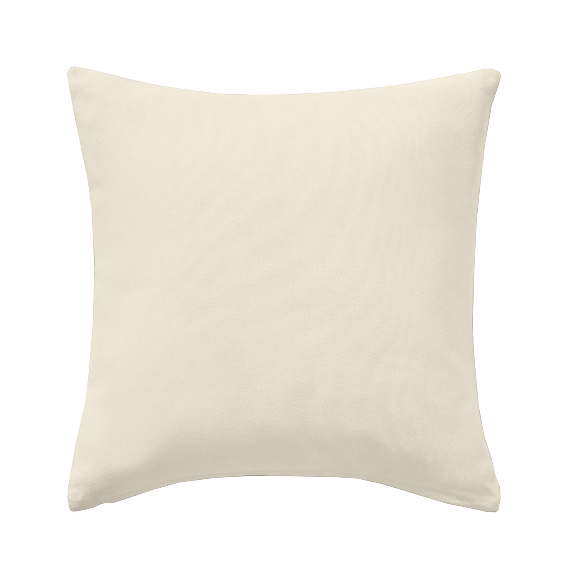 Housse de coussin unie bachette - Lot De 2 Housses De Coussin : 35x60cm - Écru - Colombine