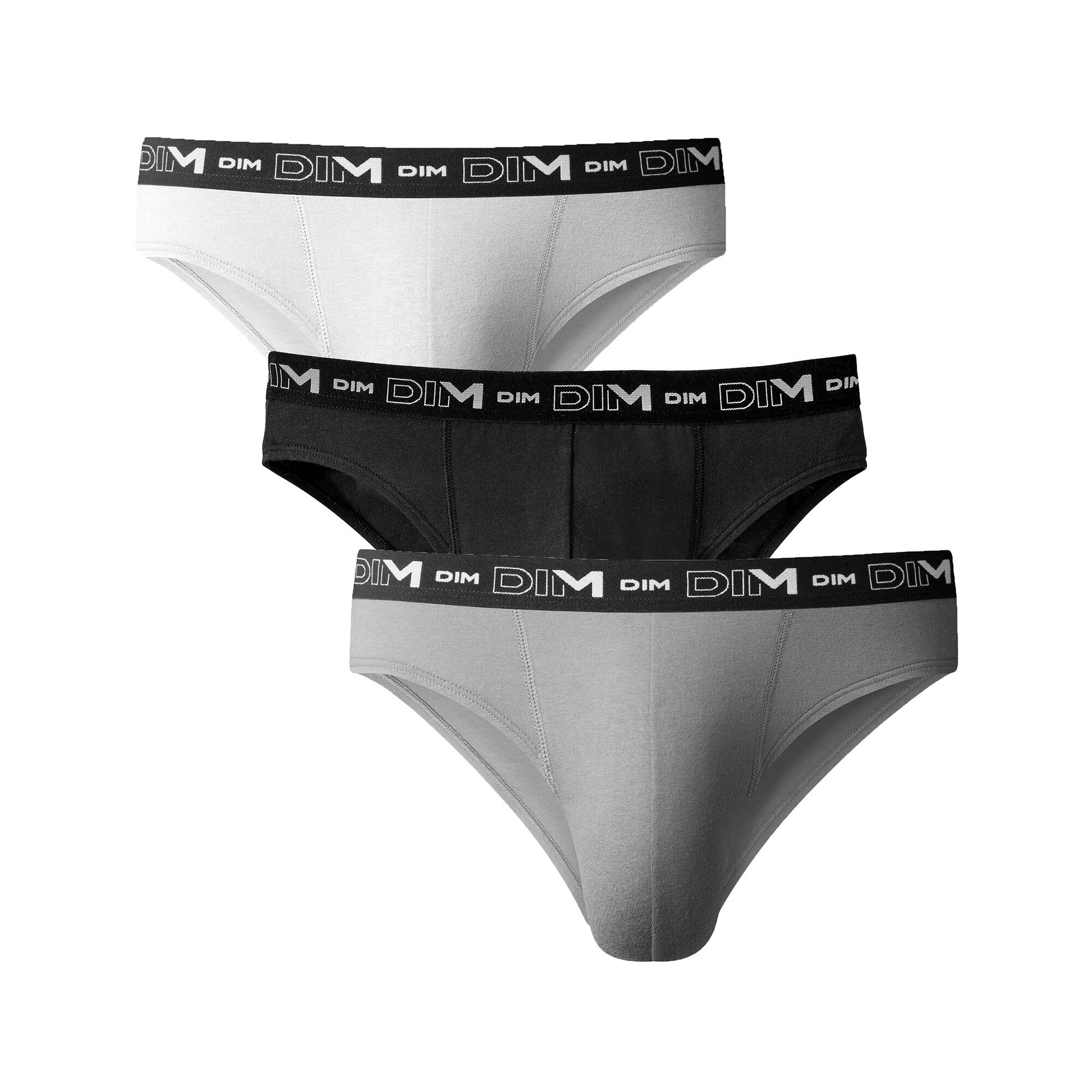 Slip fermé taille basse Dim - lot de 3 - Blancheporte