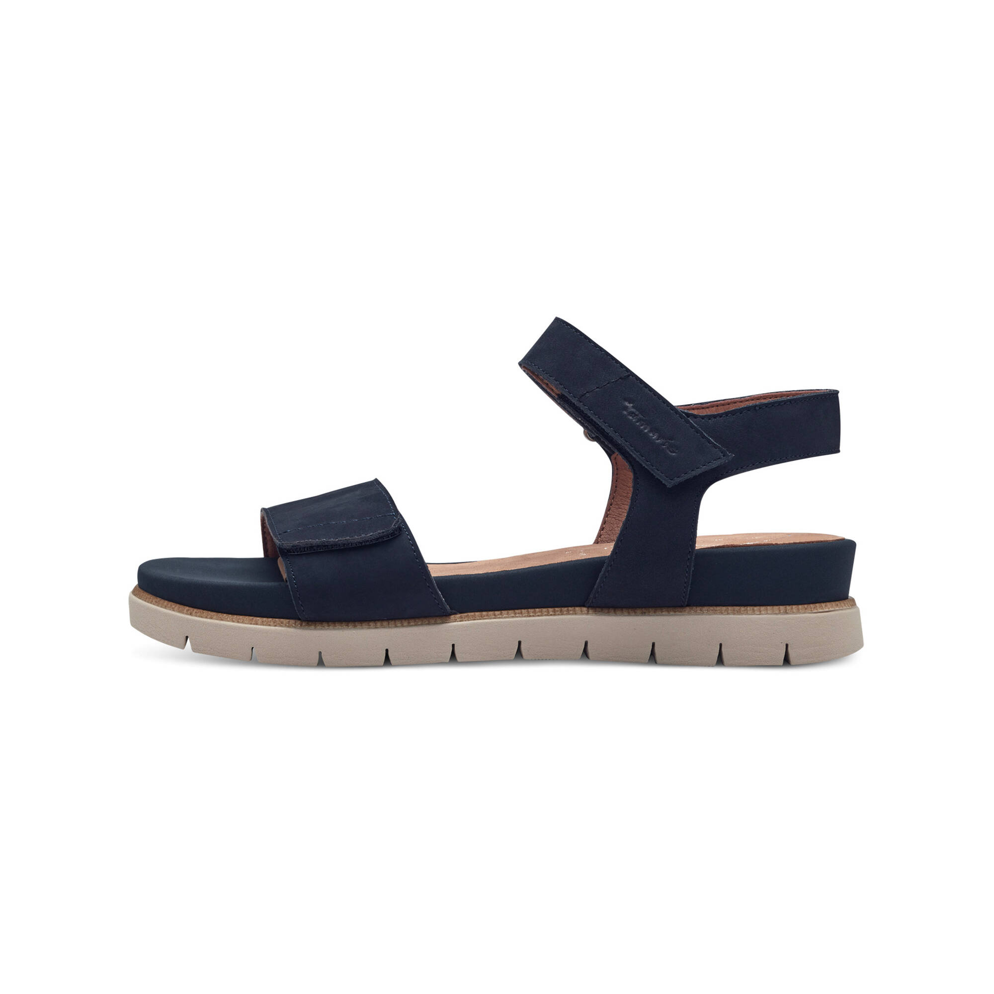 Sandales compenses brides scratches - Blancheporte 80 €