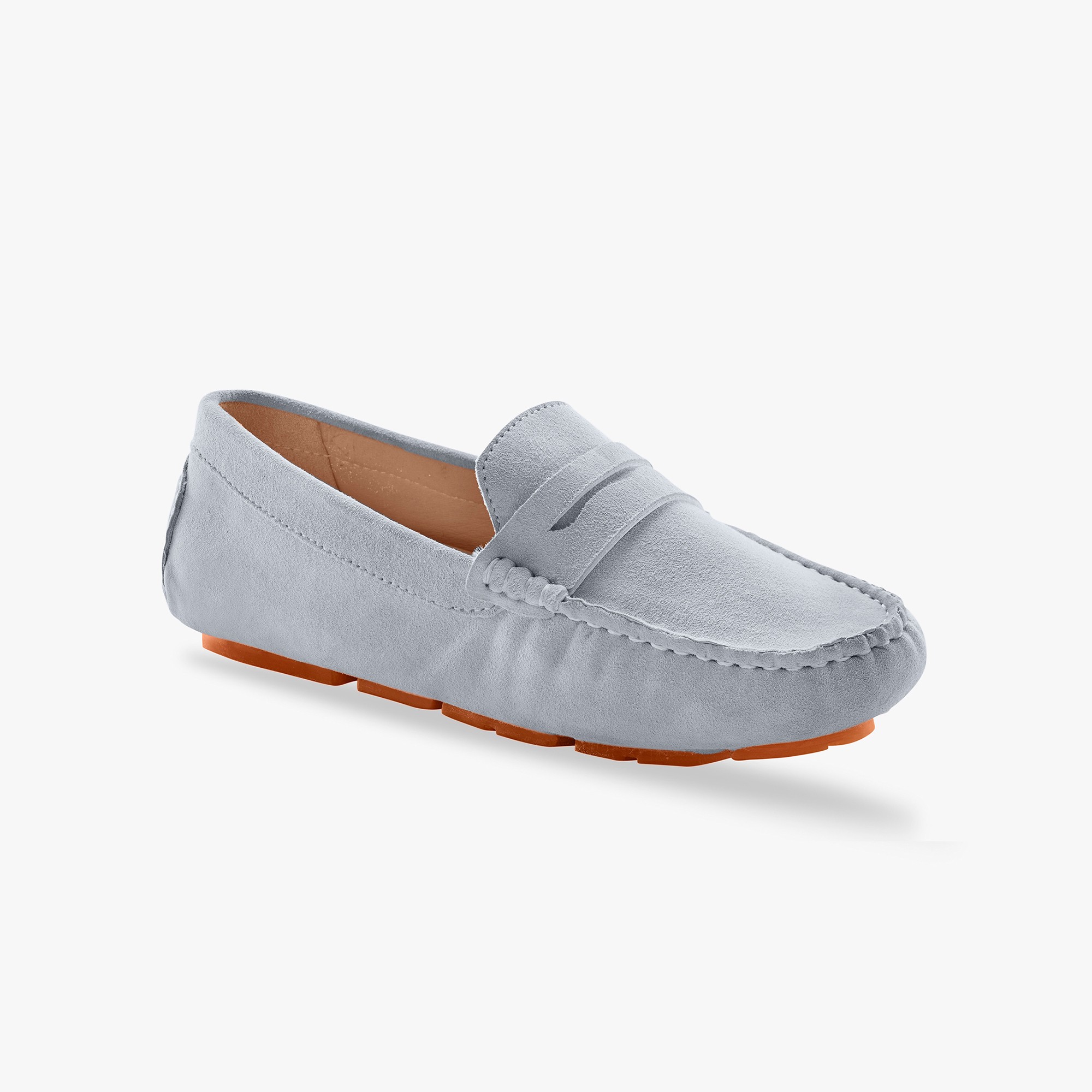 Mocassins En Cuir Velours - Blancheporte