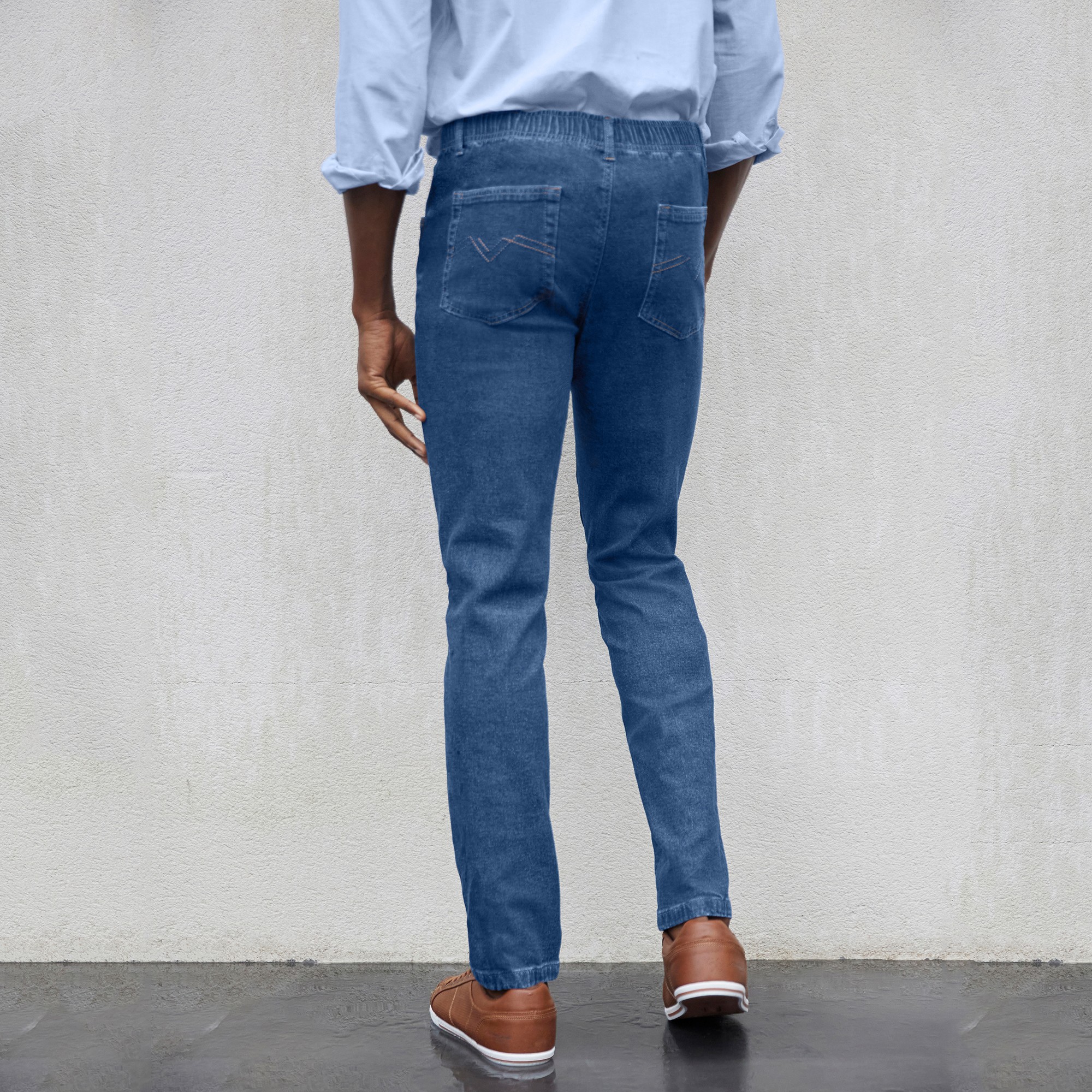 Blancheporte jean top femme taille elastique