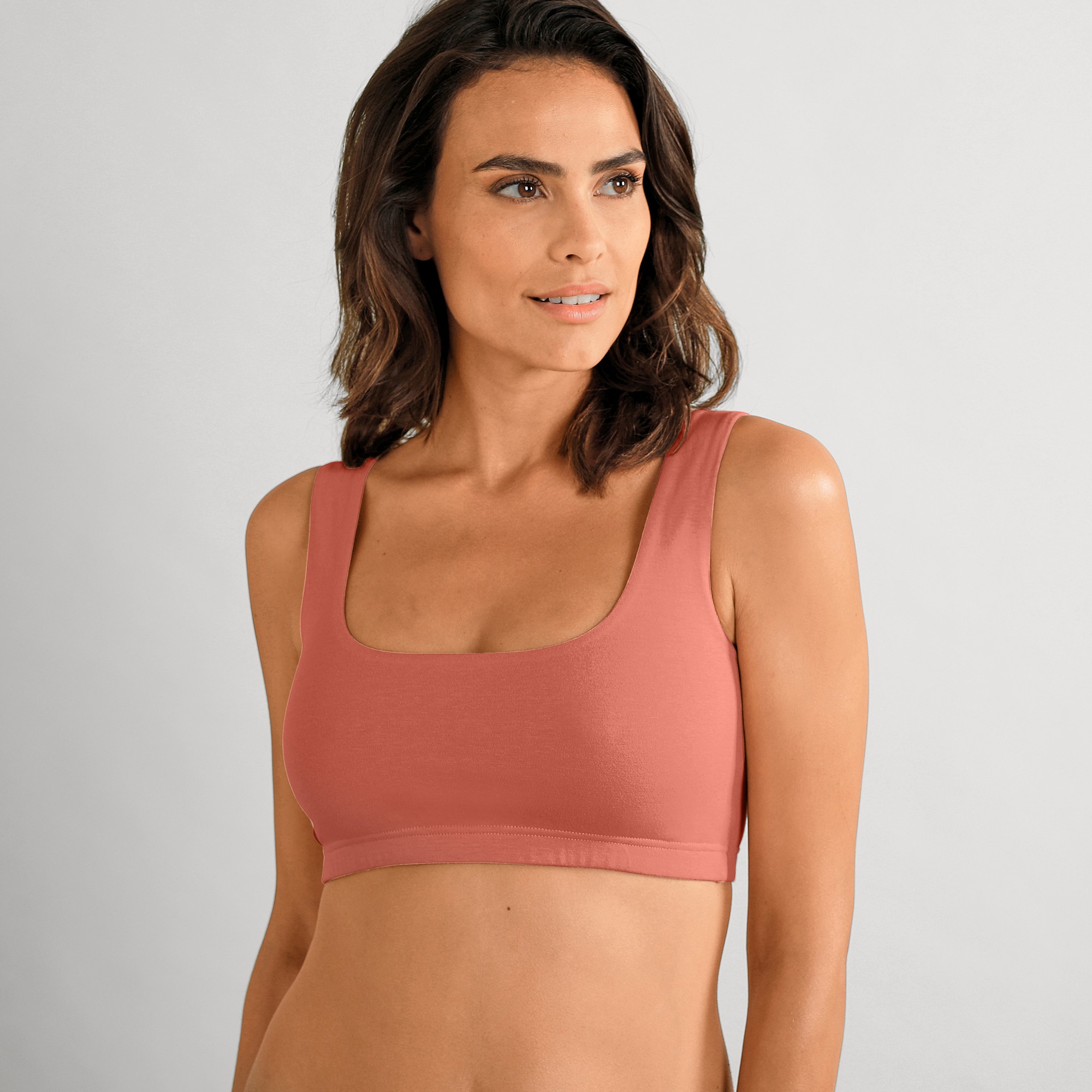 Brassière Confort Coton Stretch Doublé Sans Armatures - Lot De 2 - Blancheporte