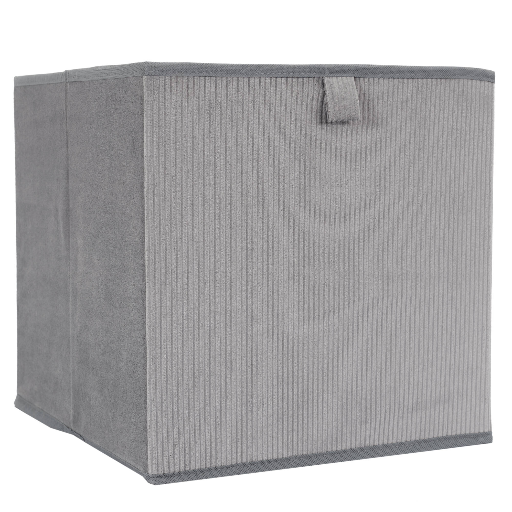 Cube de rangement pliable, velours - Blancheporte