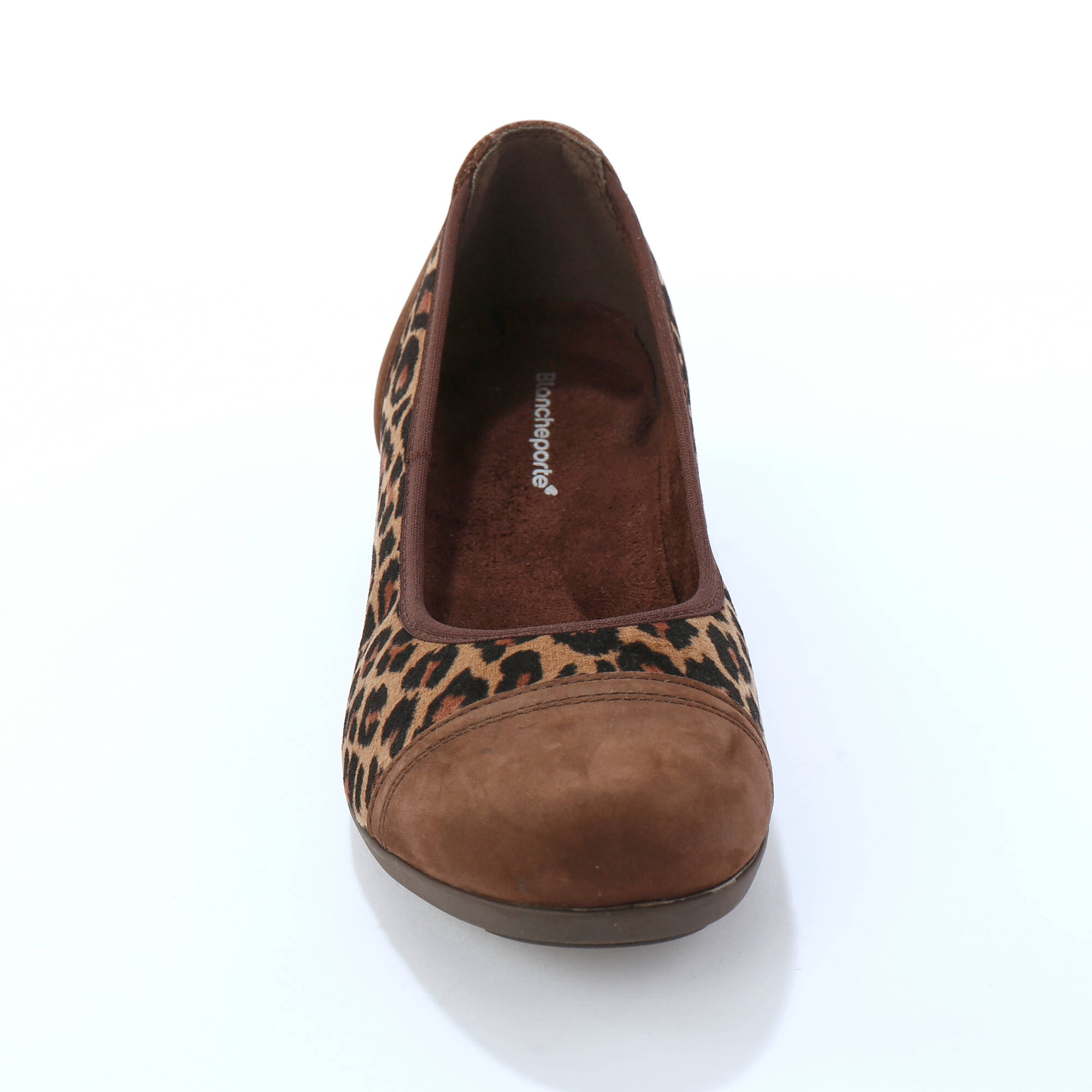 Ballerines compenses avec empicements extensibles - Blancheporte 100 €