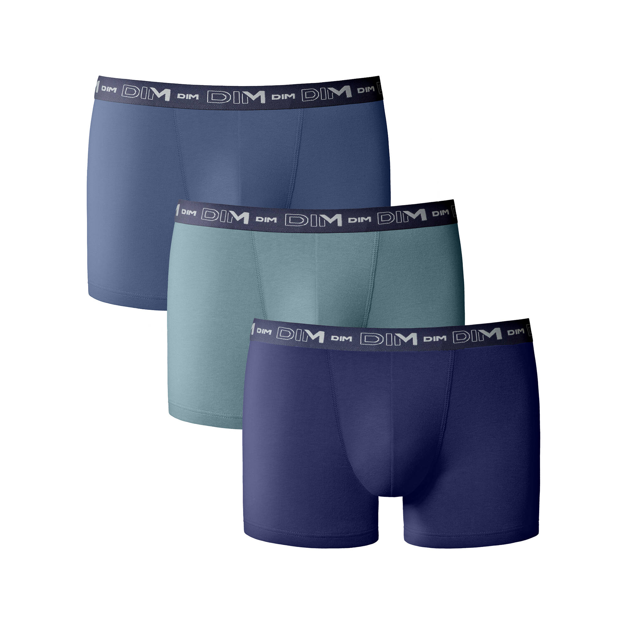Boxer lot de 3 bleu vert Blancheporte