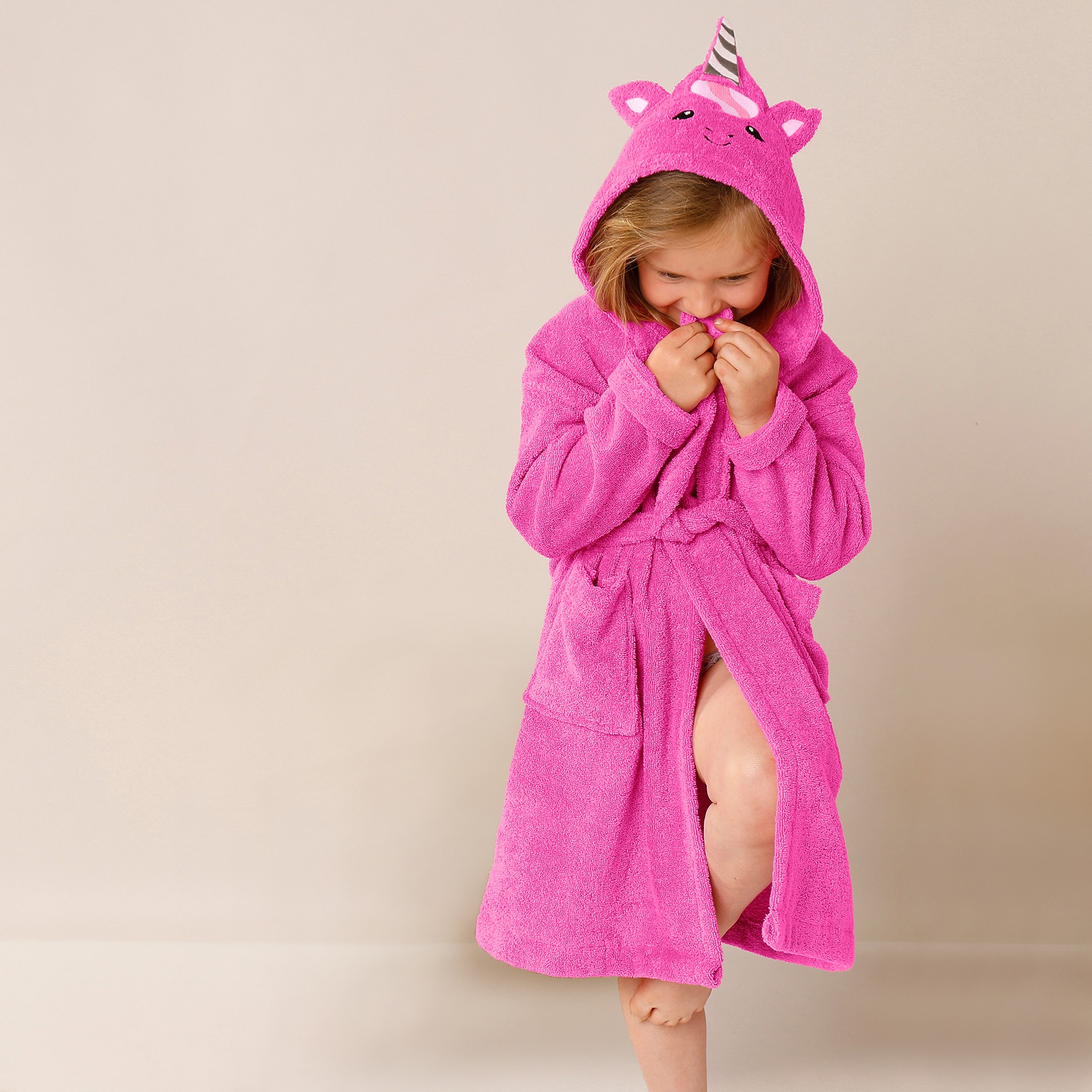 Peignoir fille top 12 ans licorne