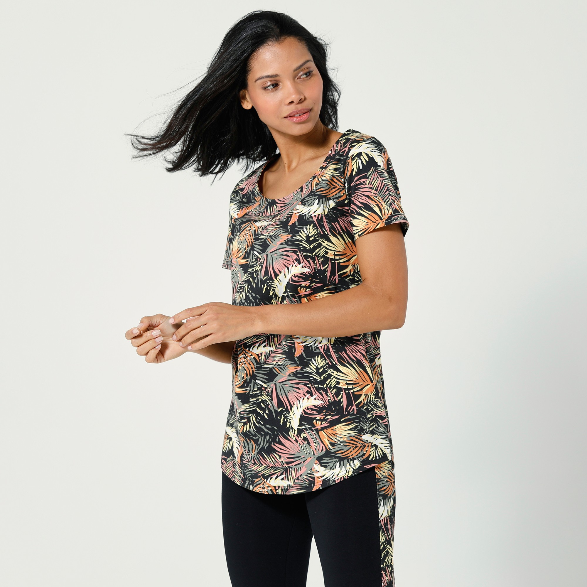 Tee-shirt Imprimé Manches Courtes - Blancheporte