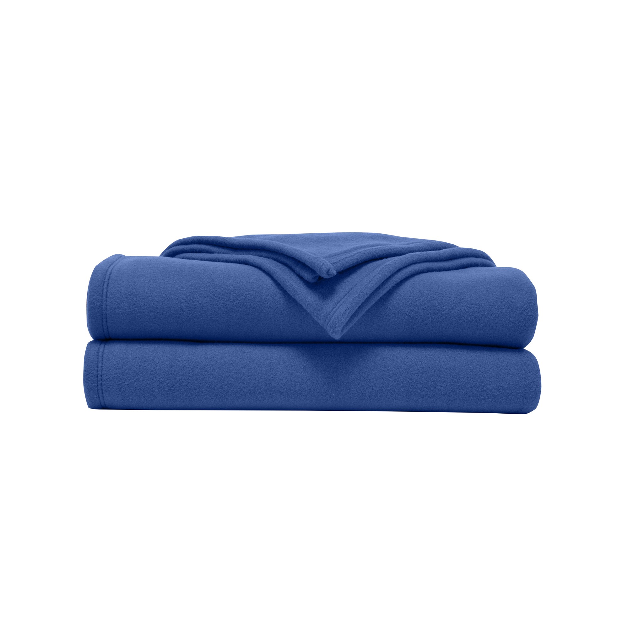 Couverture polaire Thermotec® 350g/m2 - Couverture 2 Personnes : 240x260 Cm - Bleu - Ourson