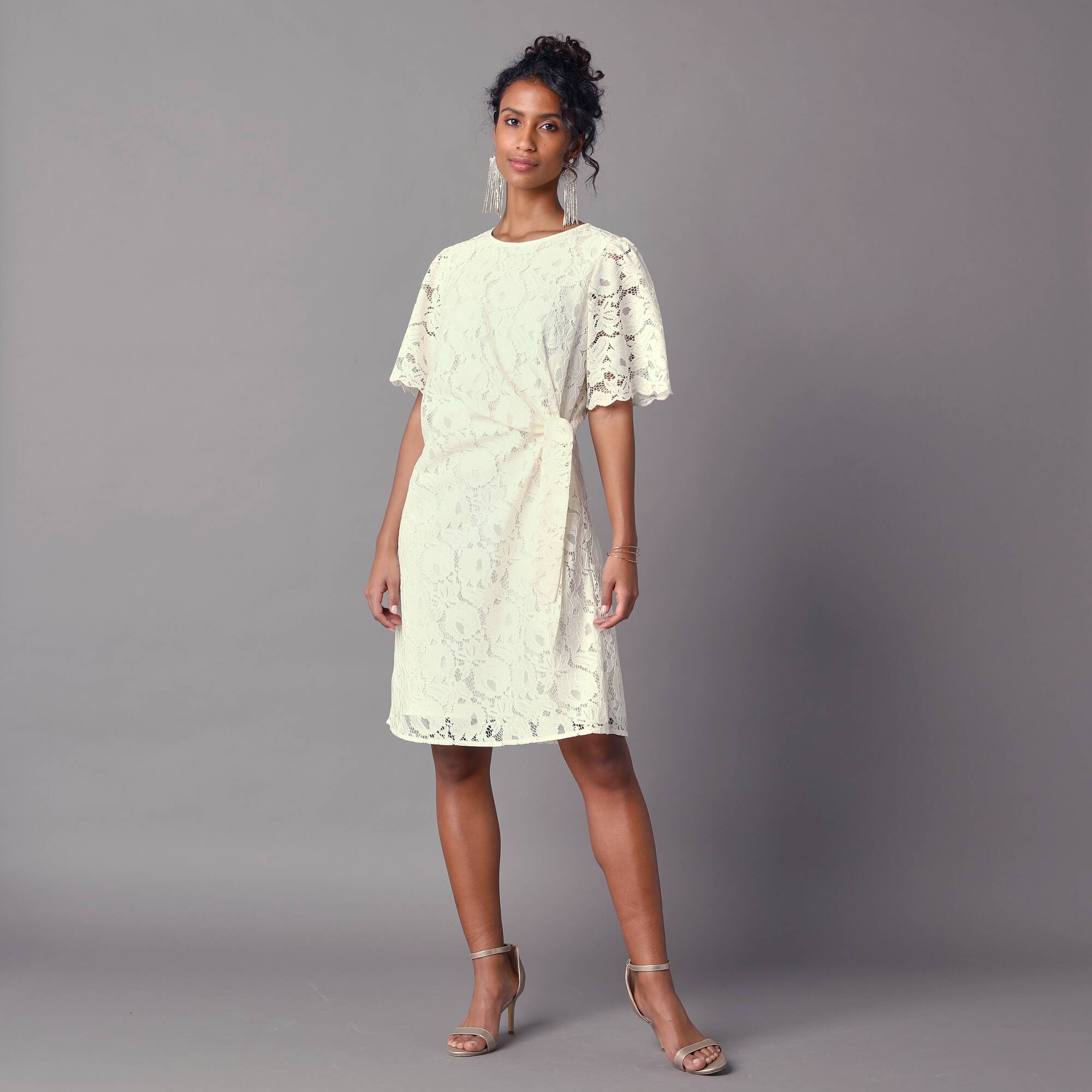 Robe Dentelle LATYNA - Taille 1 (36/38), Couleur écru, Neuve Avec étiquettes