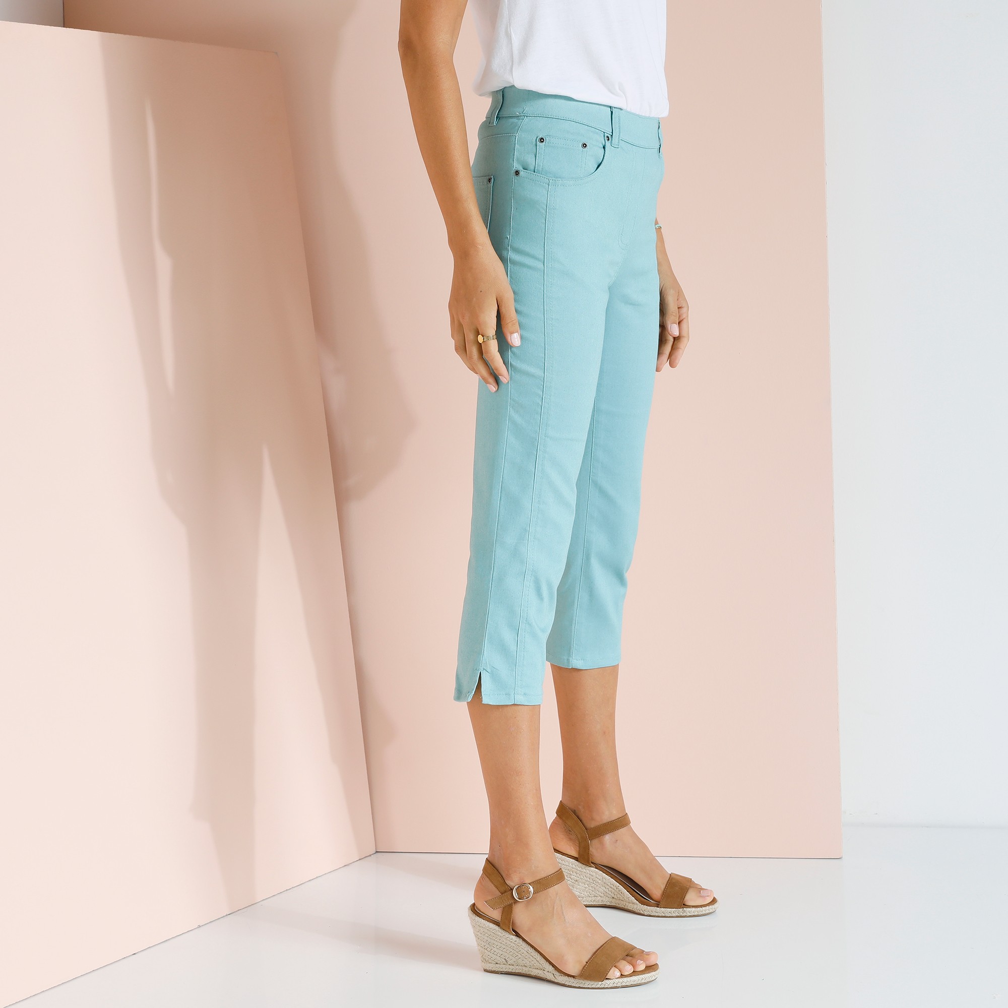 Corsaire Stretch Coutures Affinantes - Blancheporte