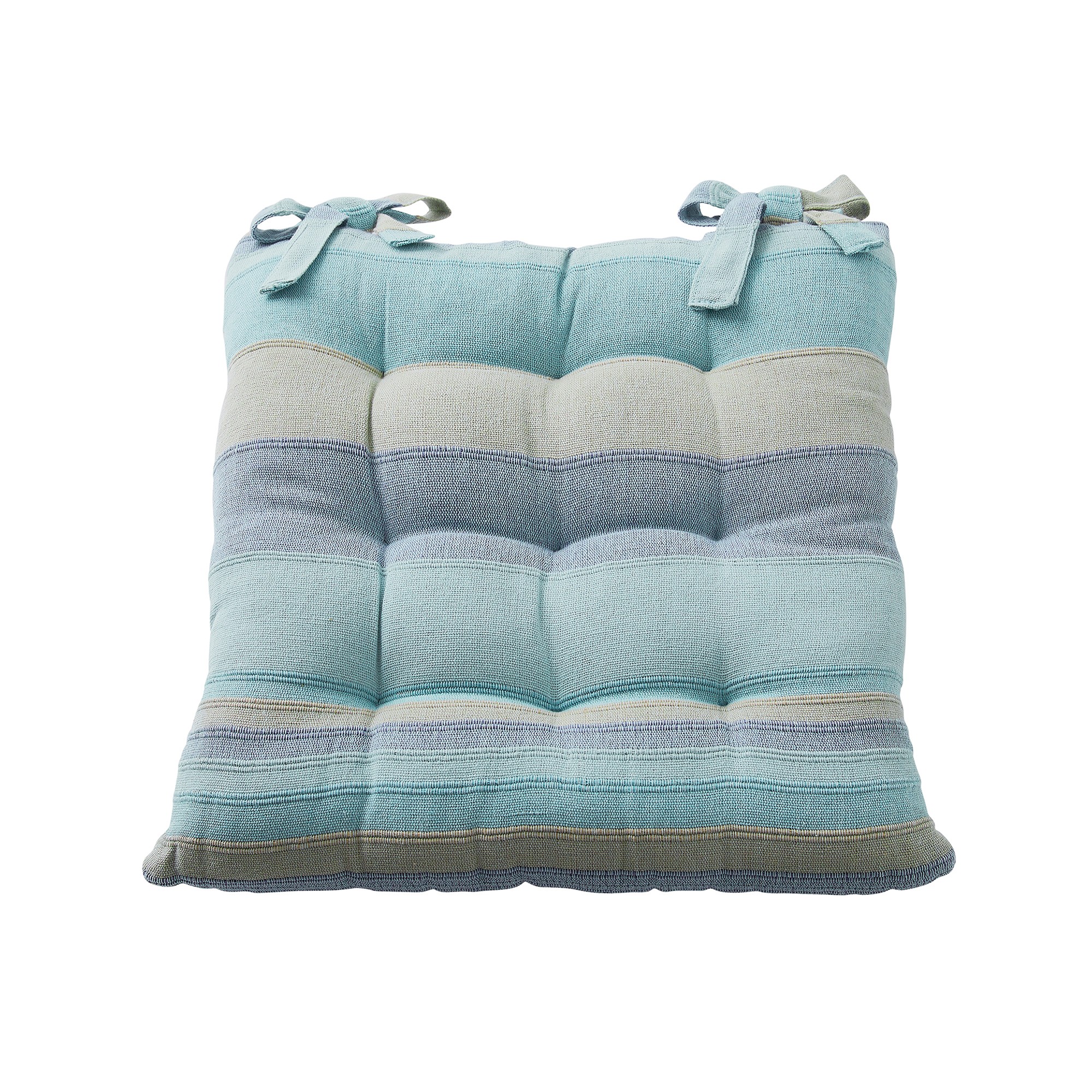 Galette De Chaise Carrée Rayée - Blancheporte