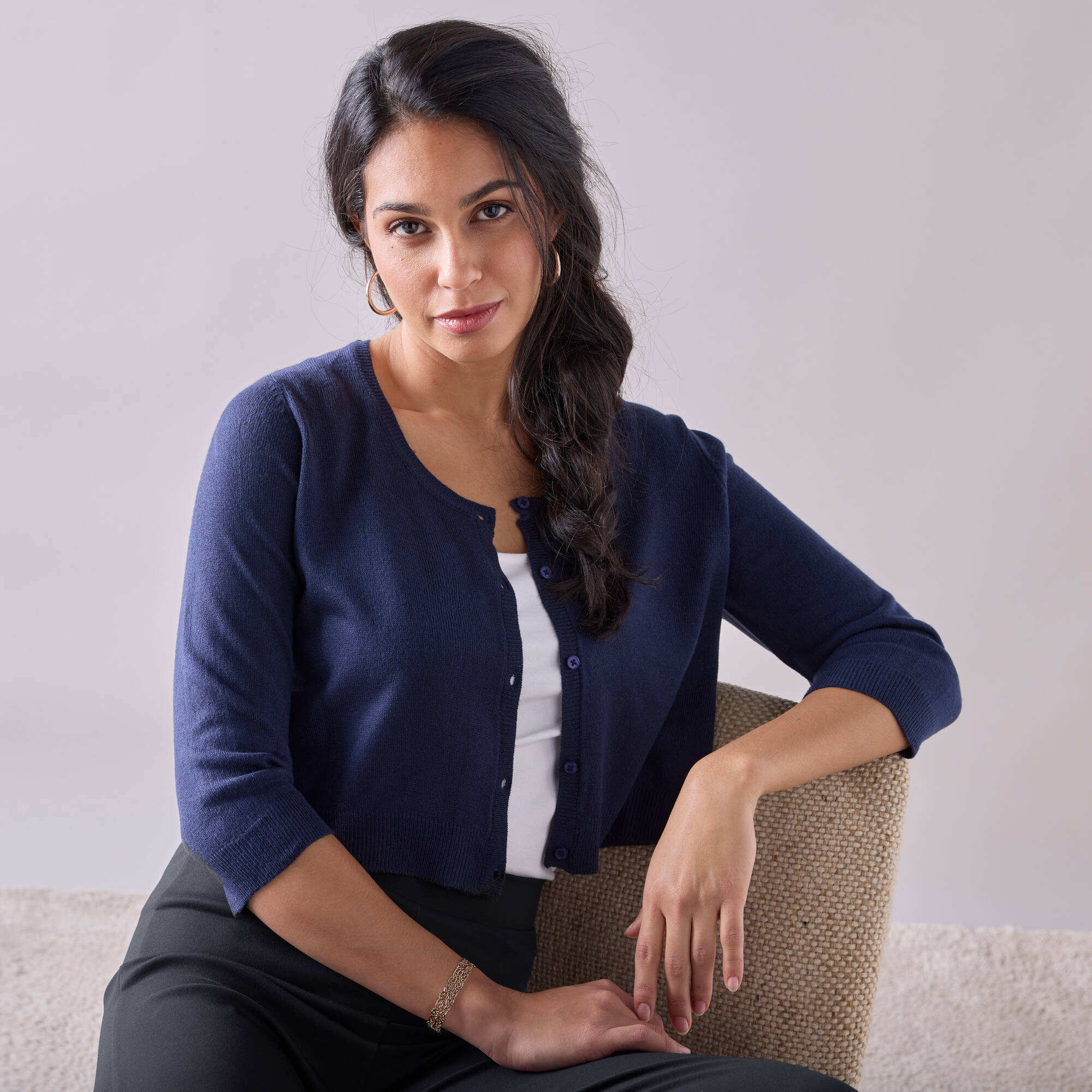 Gilet Boléro Boutonné, Toucher Doux - Blancheporte