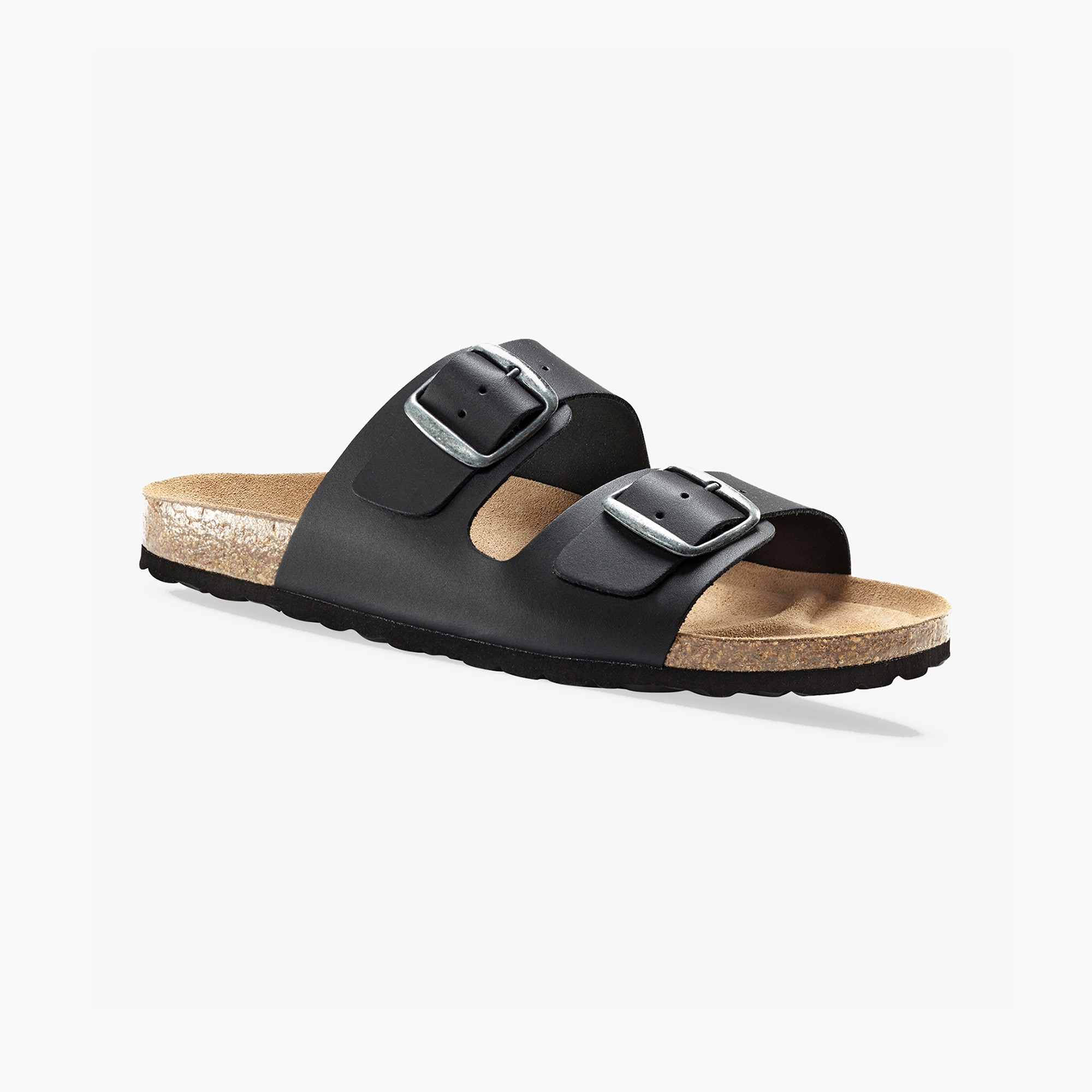 Mules Anatomiques Cuir À Boucles - Blancheporte