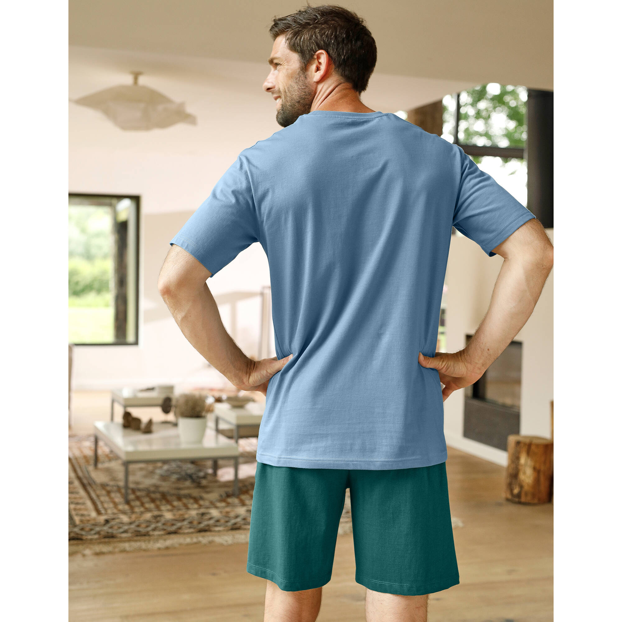 Blanche porte pyjama court homme best sale