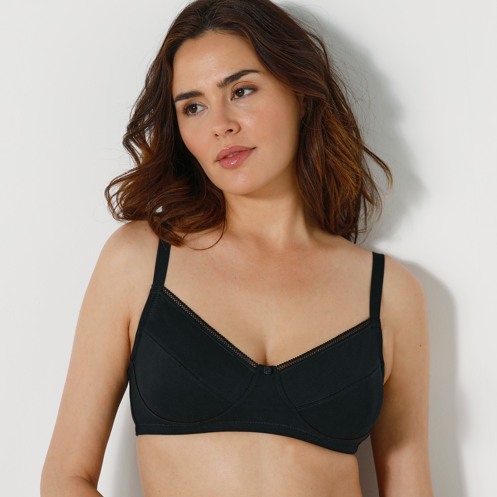 Soutien-gorge Coton Stretch Sans Armatures - Lot De 2 - Blancheporte