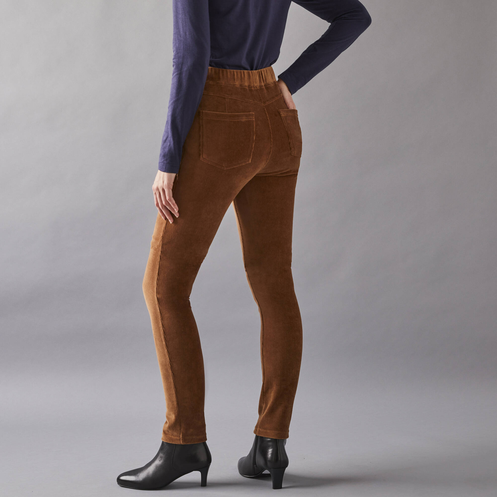 Jegging velours femme new arrivals