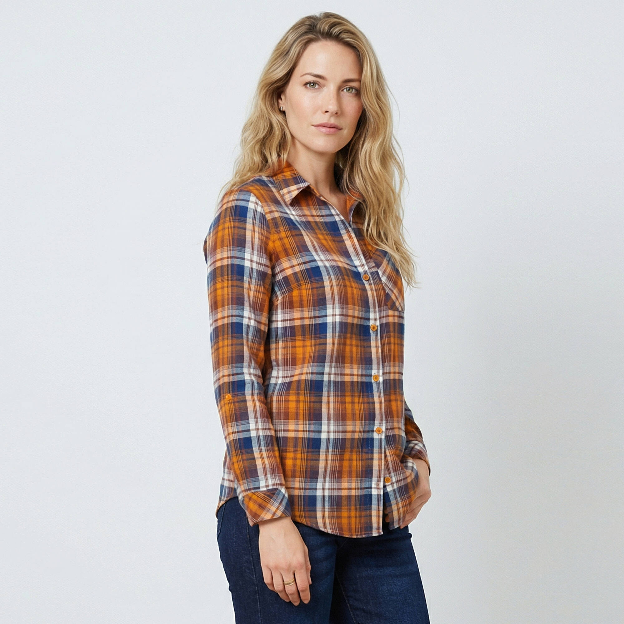 Chemise flanelle carreaux - Blancheporte 30$