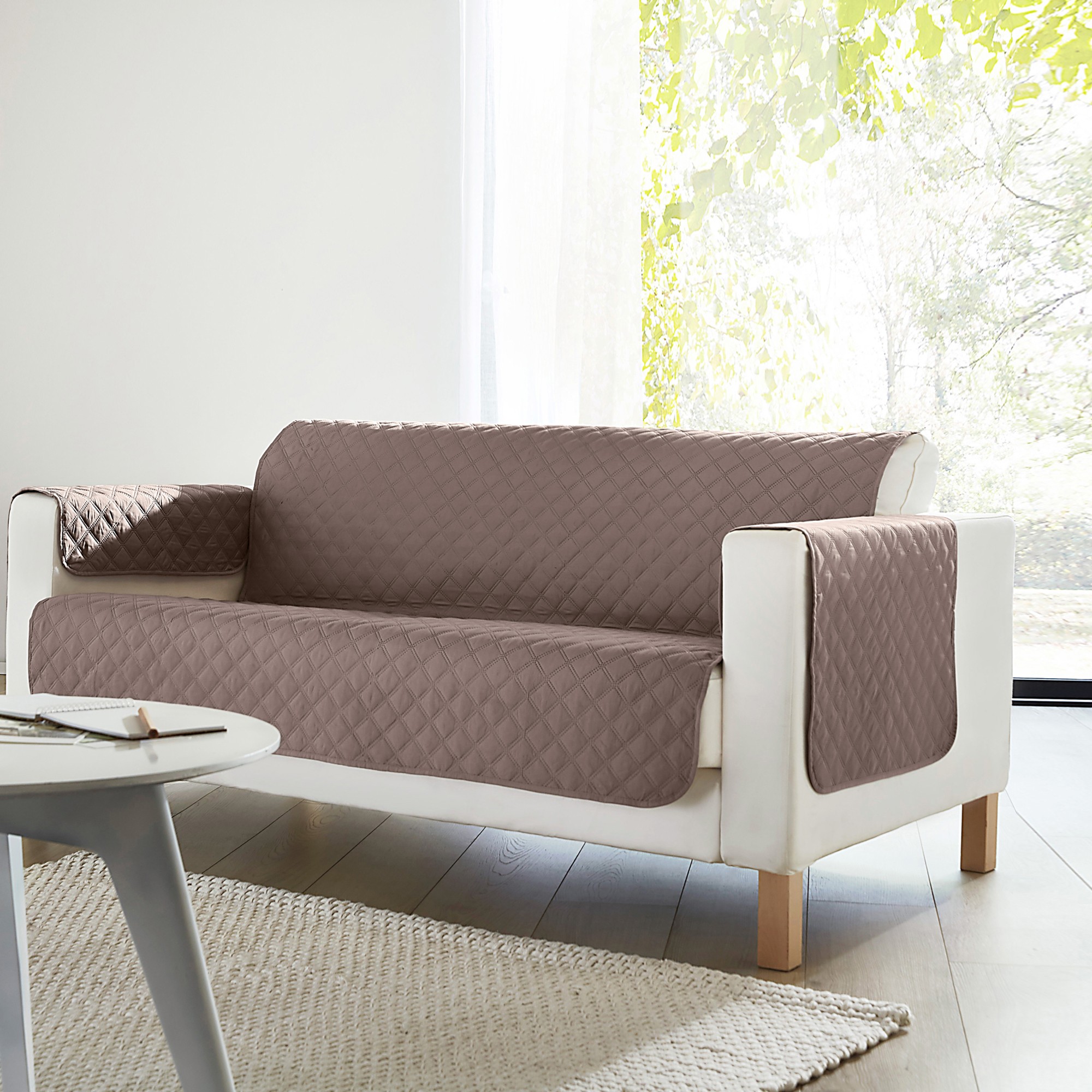 Protège-salon Antiglisse Microfibre Matelassé - Blancheporte